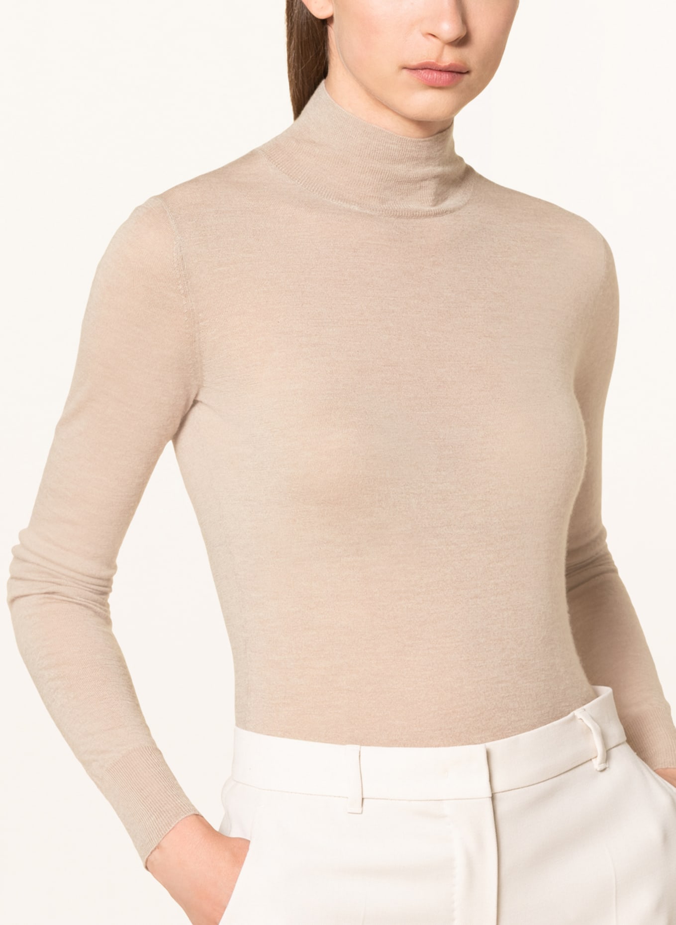 JOSEPH Cashmere sweater, Color: BEIGE (Image 4)