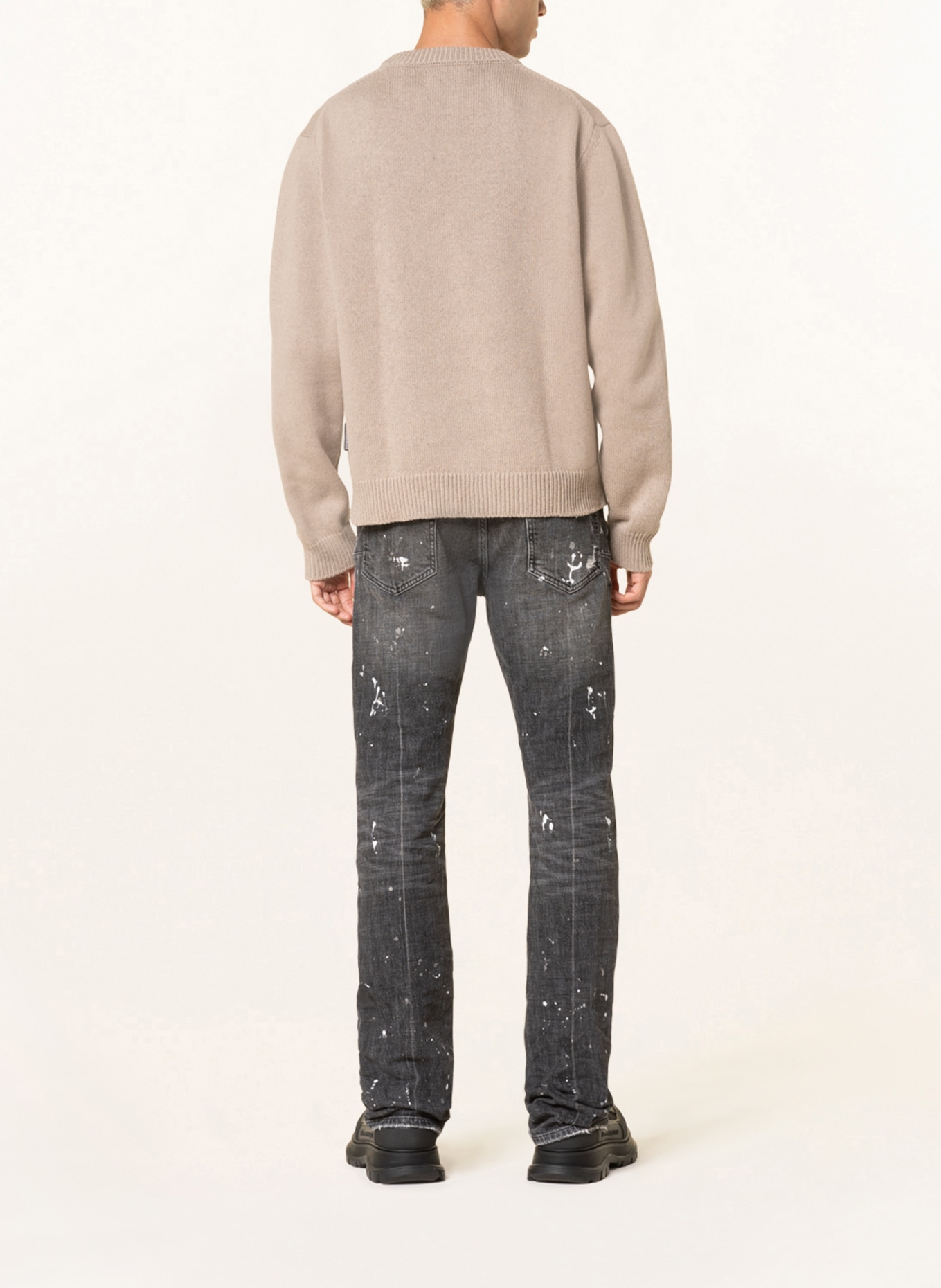 HAN KJØBENHAVN Sweater with cashmere , Color: LIGHT BROWN (Image 3)