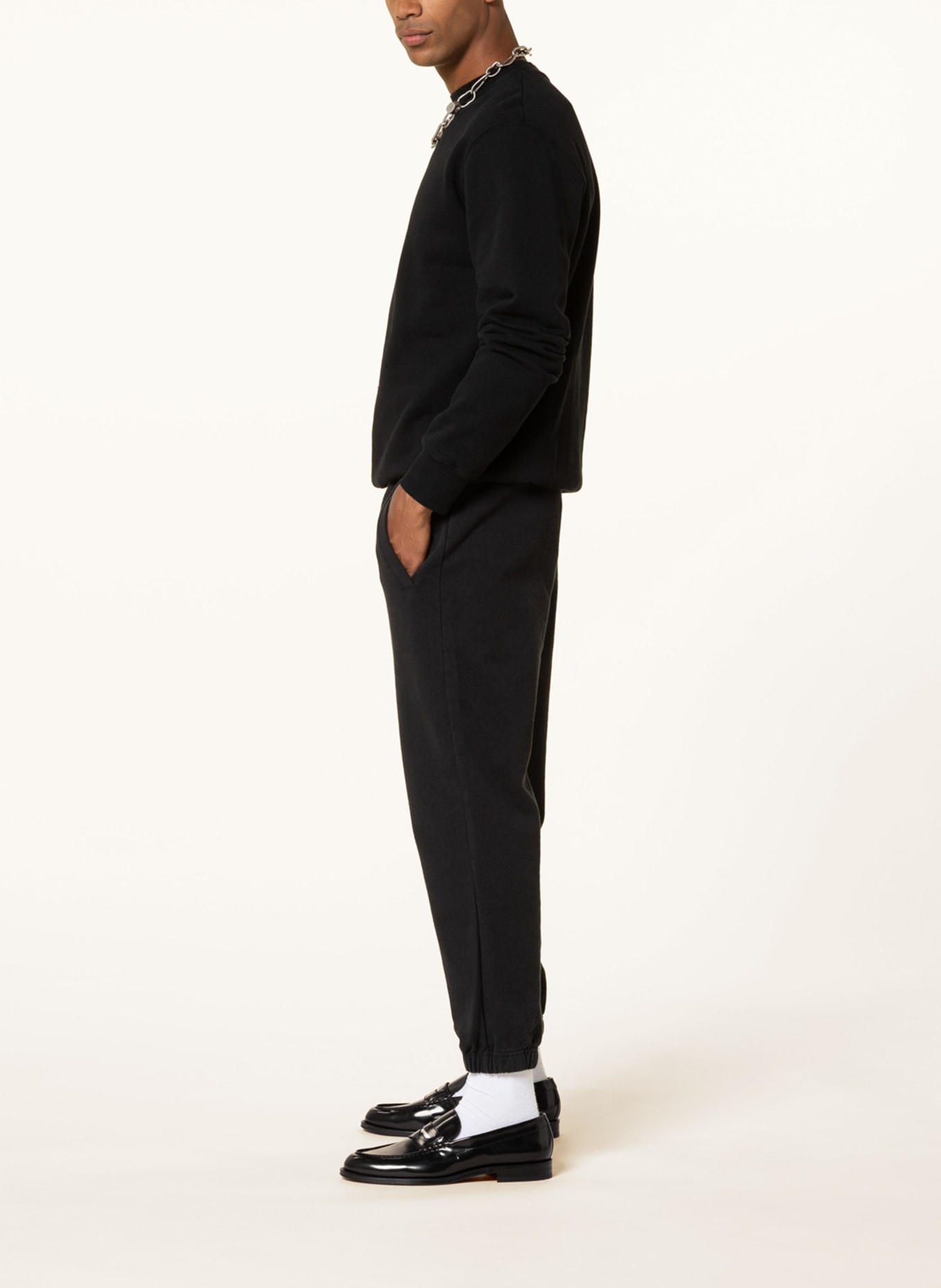 HAN KJØBENHAVN Sweatpants , Color: BLACK (Image 4)