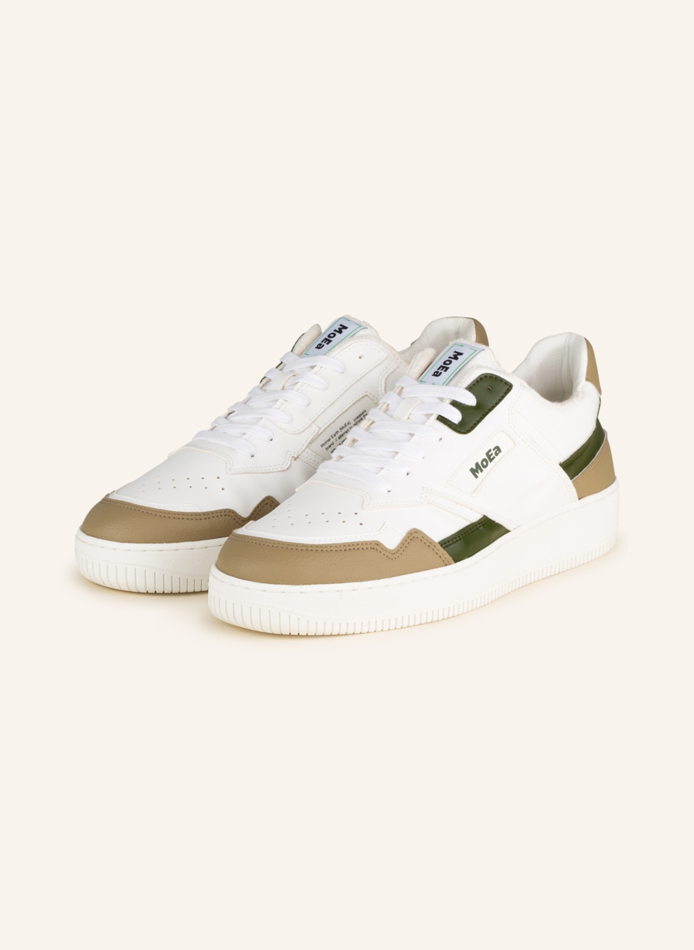 MoEa Sneakers CACTUS, Color: WHITE (Image 1)