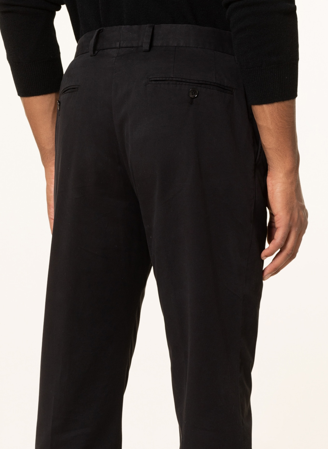 ZEGNA Trousers slim fit, Color: BLACK (Image 5)