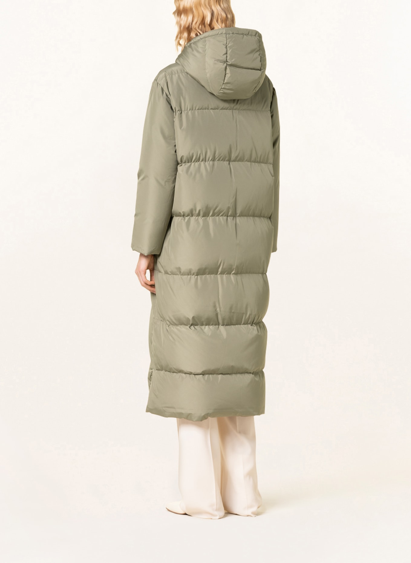 ANTONELLI firenze Down coat POMINO, Color: OLIVE/ KHAKI (Image 3)