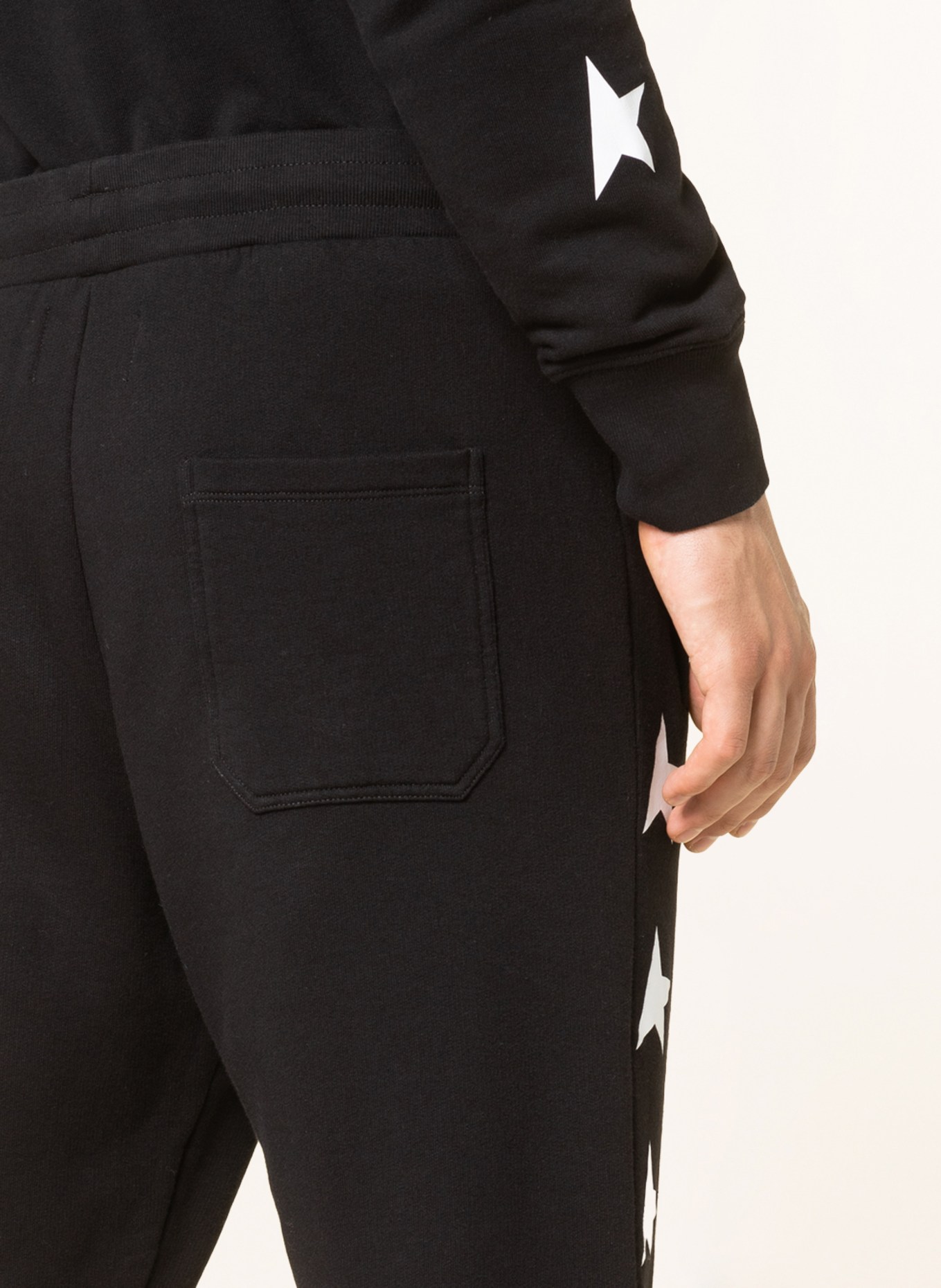 GOLDEN GOOSE Sweatpants, Color: BLACK (Image 5)