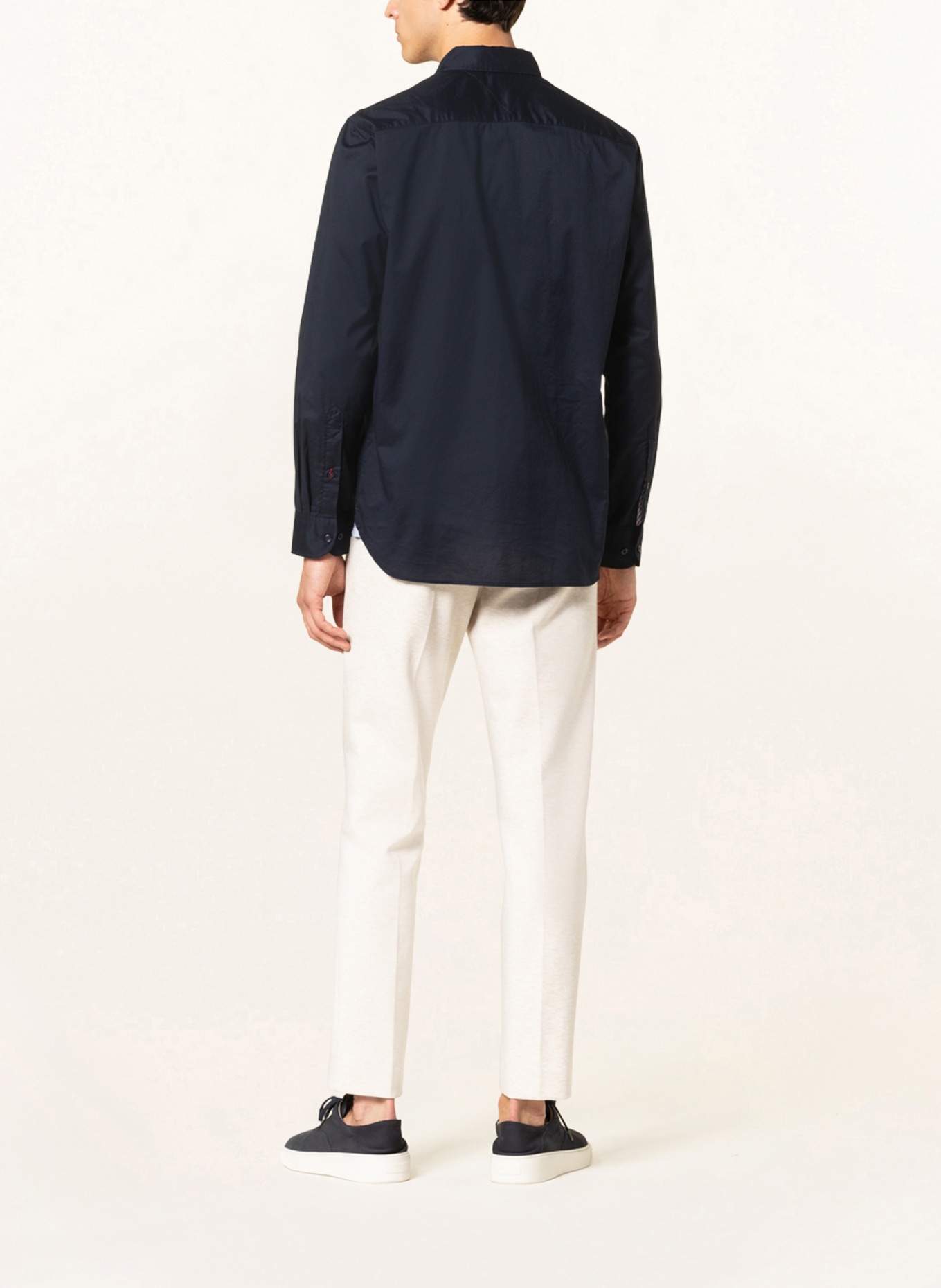 TOMMY HILFIGER Hemd Regular Fit: DUNKELBLAU