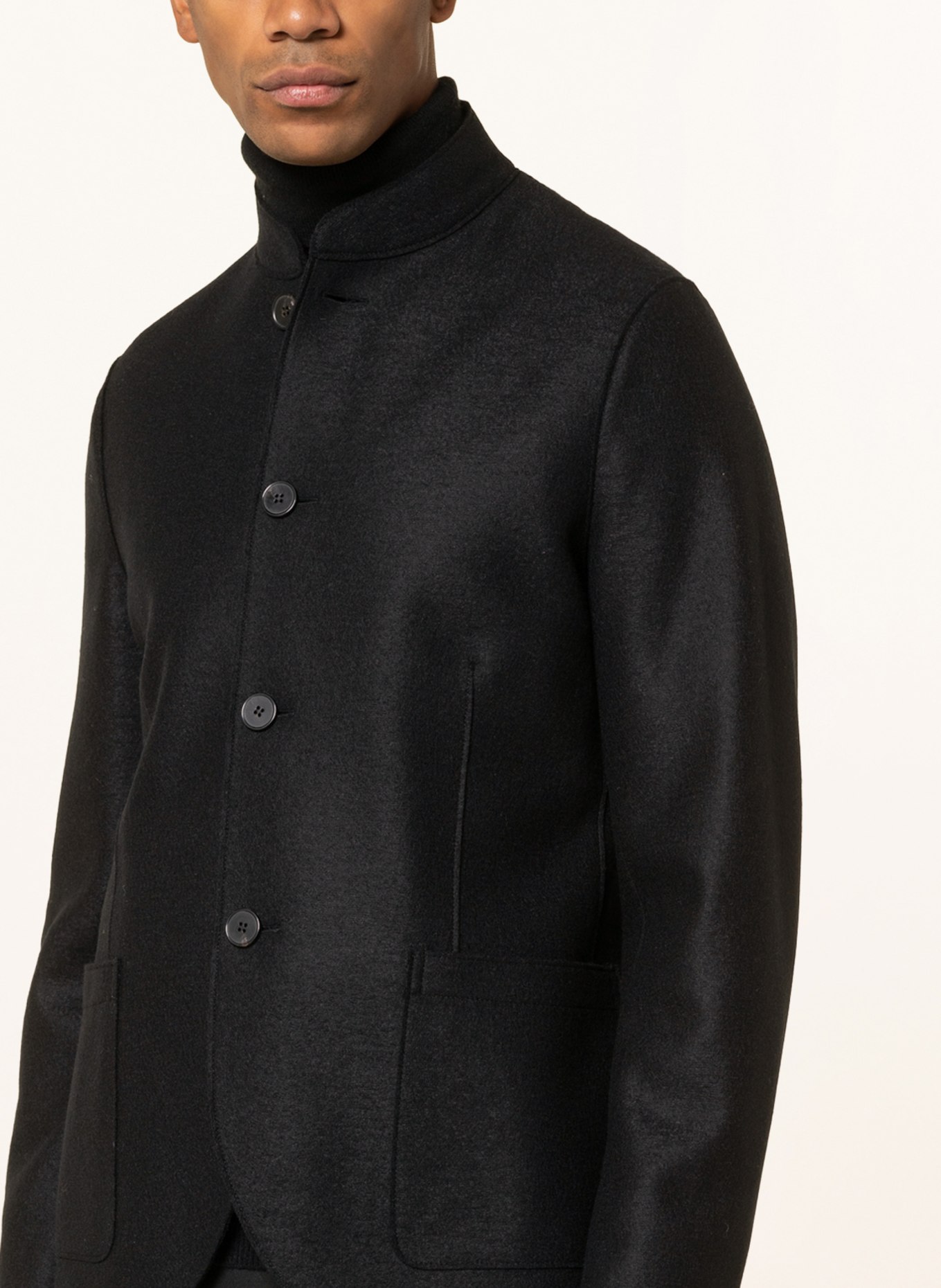 HARRIS WHARF LONDON Janker: SCHWARZ