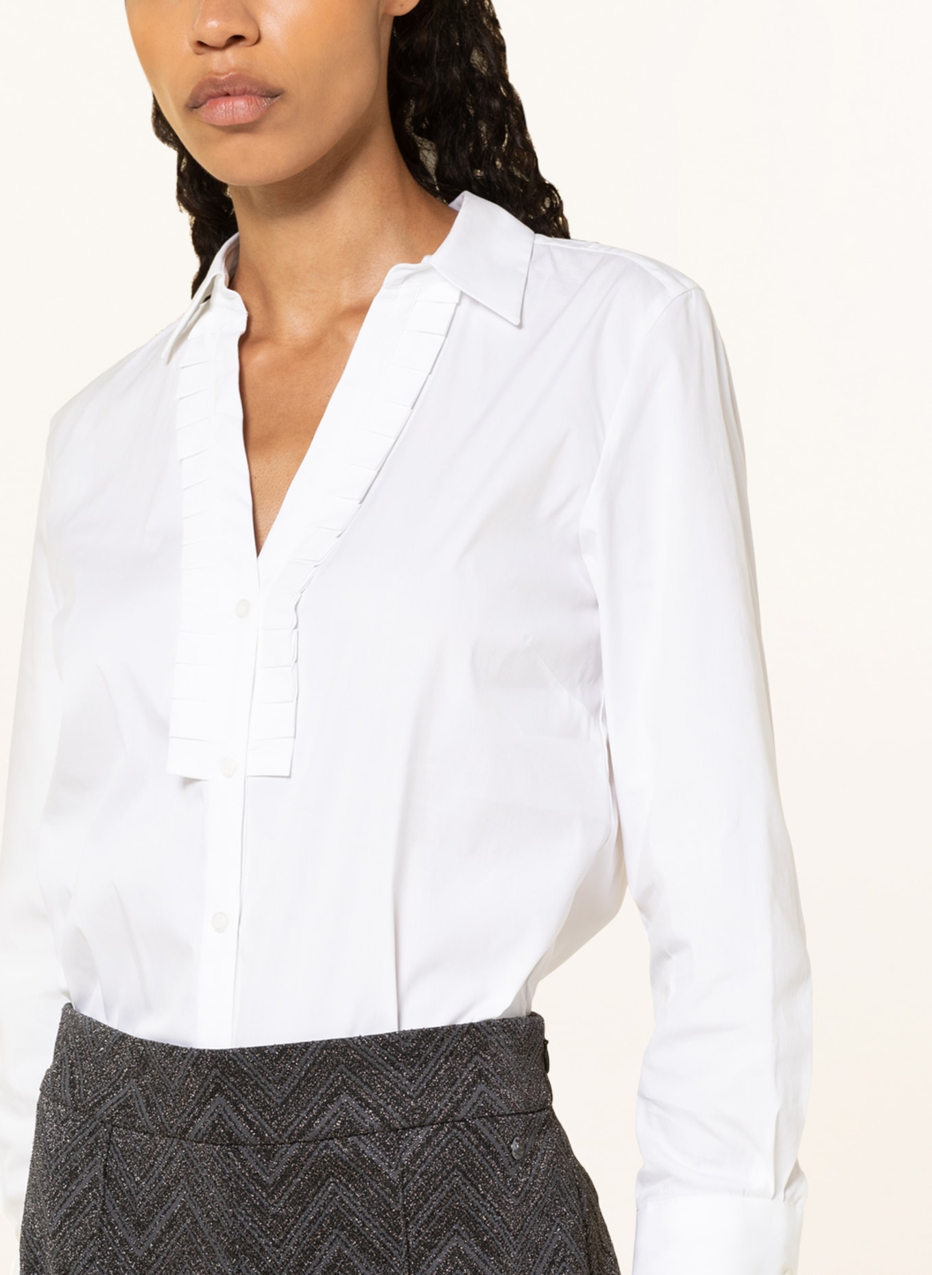 MOS MOSH Shirt blouse SYBIL: WHITE