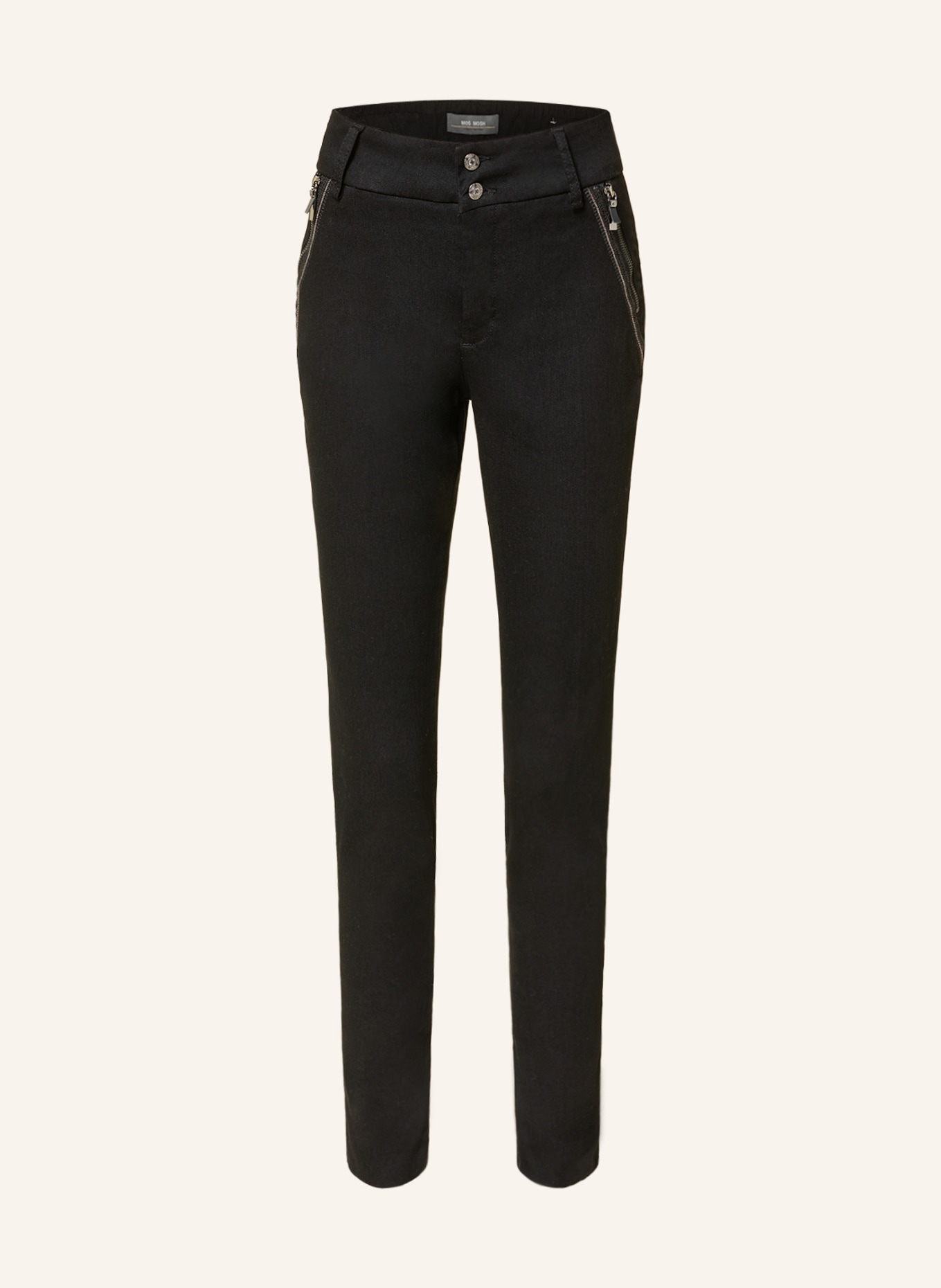 MOS MOSH Skinny Jeans MILTON NERO mit Schmucksteinen, Farbe: 801 BLACK (Bild 1)