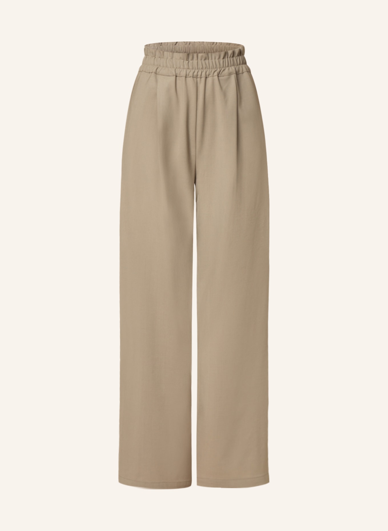 by Aylin Koenig Wide leg trousers , Color: OLIVE (Image 1)