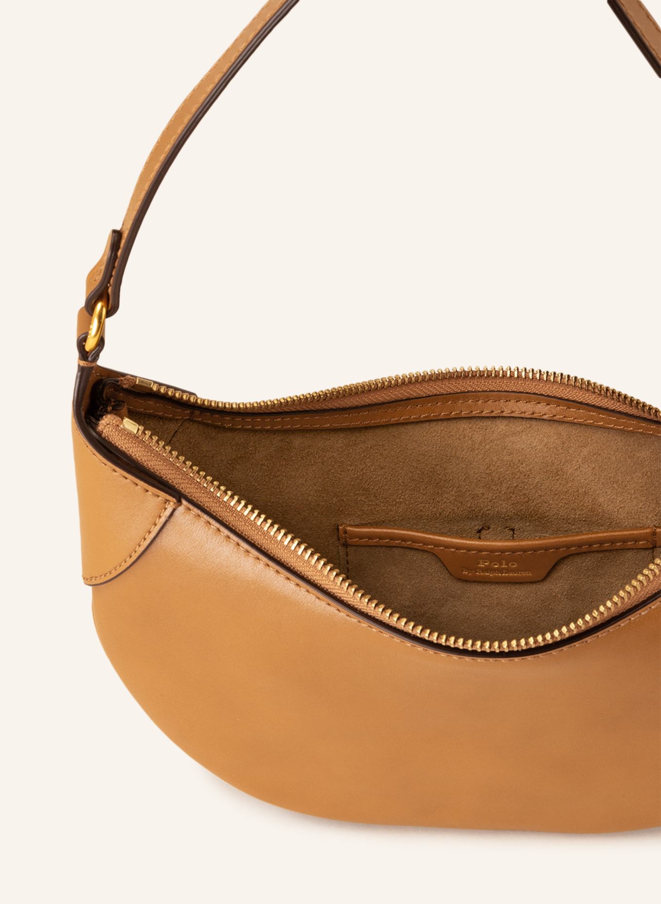 POLO RALPH LAUREN Shoulder bag in camel