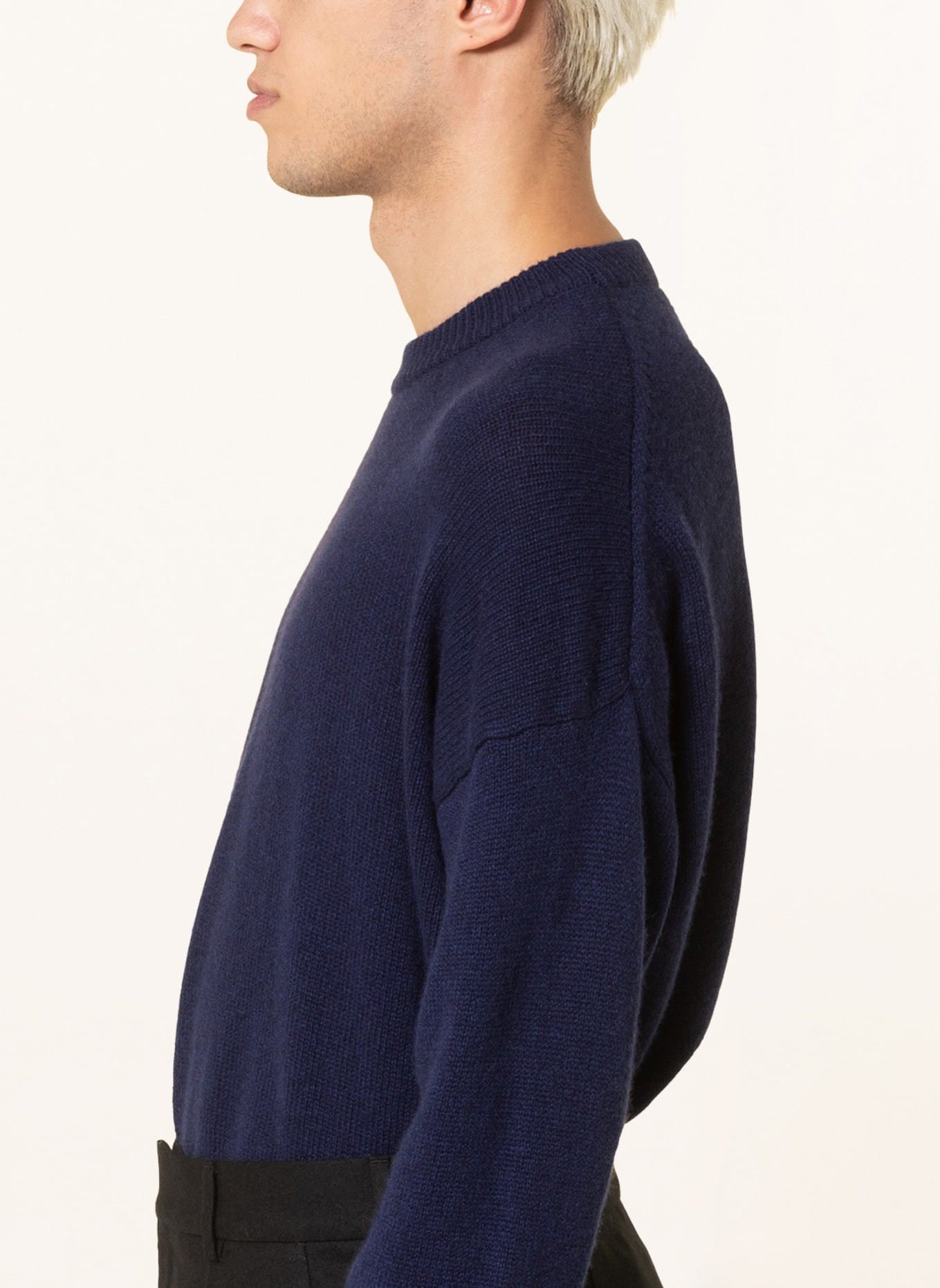 JIL SANDER Oversized-Pullover aus Cashmere , Farbe: DUNKELBLAU (Bild 4)
