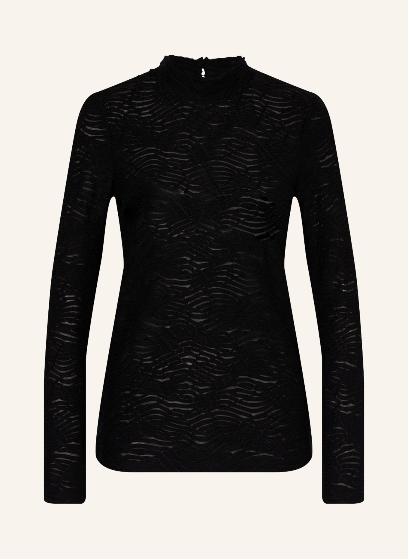 MSCH COPENHAGEN Long sleeve shirt MALEKA , Color: BLACK (Image 1)