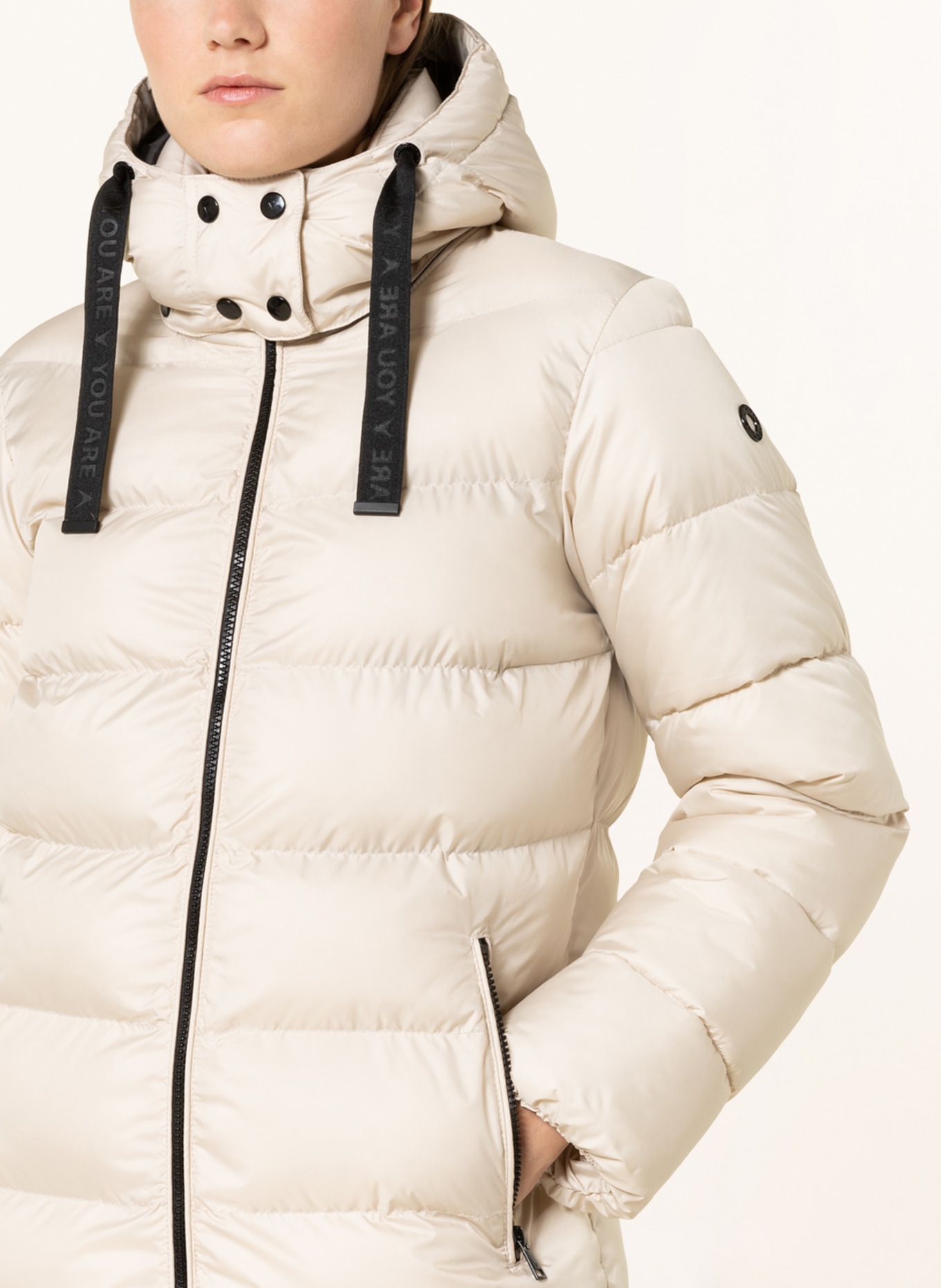 FUCHS SCHMITT Quilted jacket with detachable hood , Color: CREAM (Image 5)