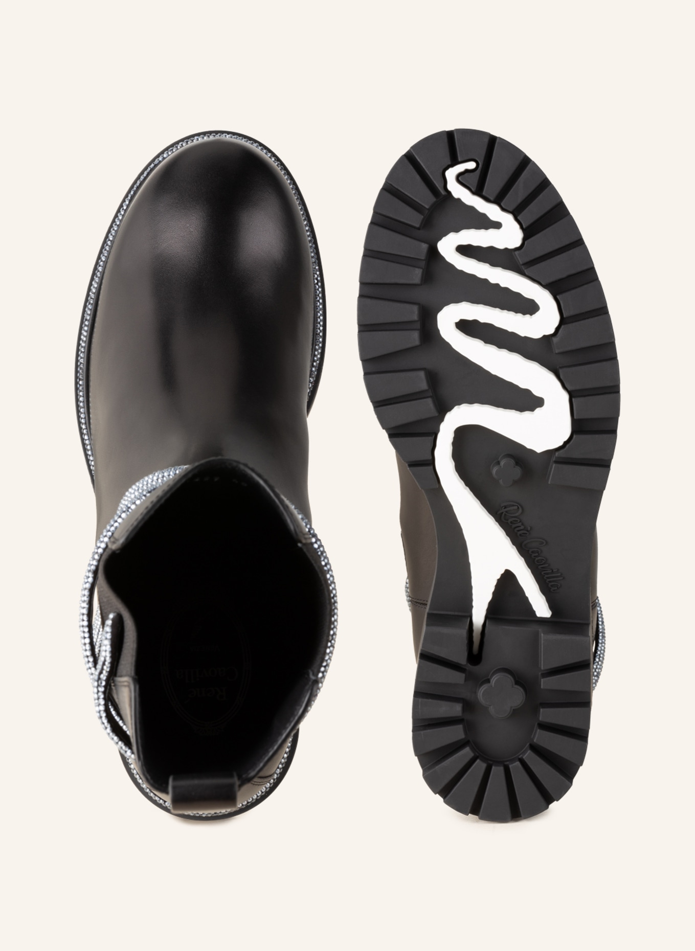 RENE CAOVILLA Chelsea-Boots CLEO, Farbe: SCHWARZ (Bild 5)