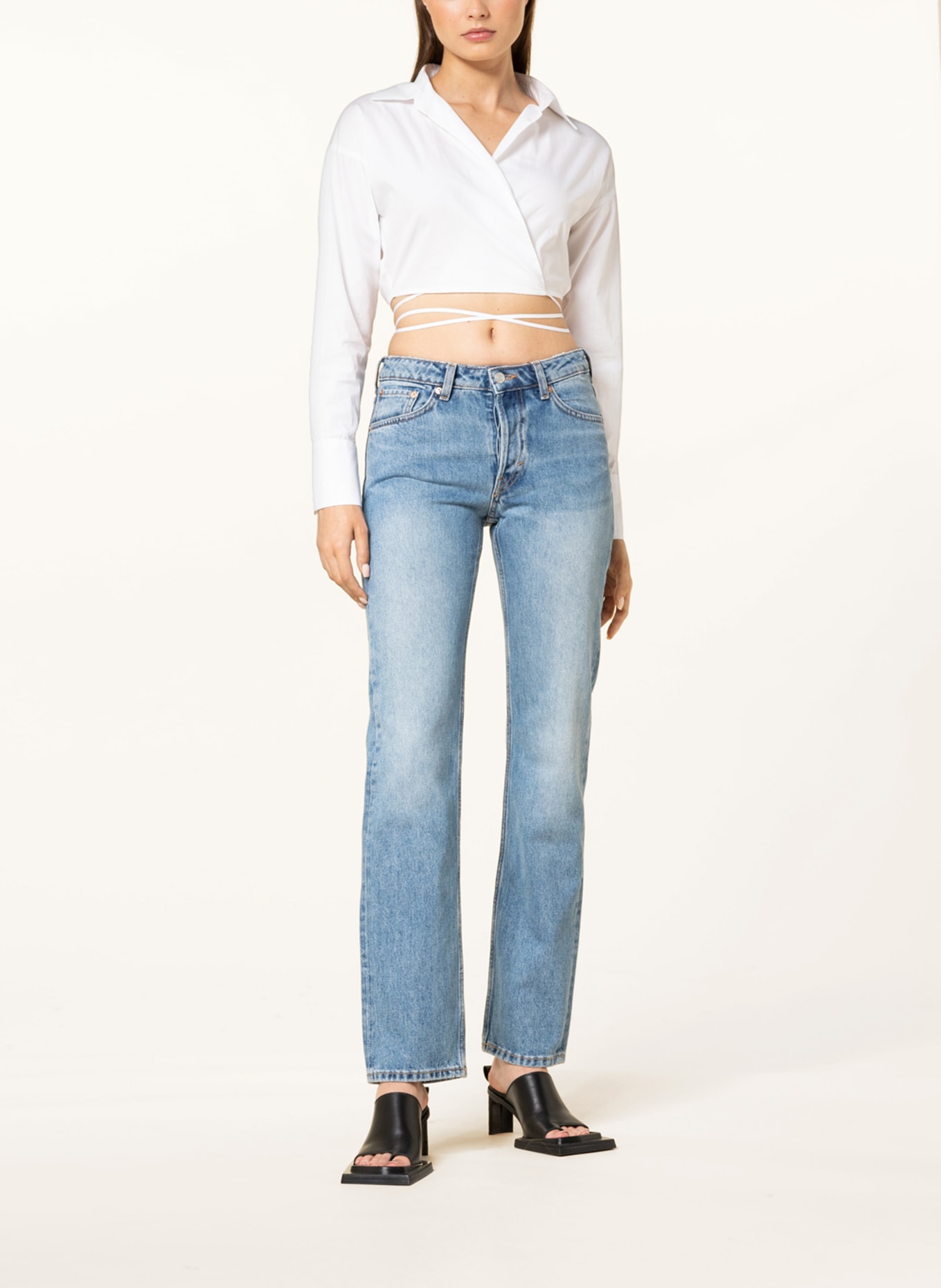 WEEKDAY Straight jeans , Color: Blue Medium dusty (Image 2)