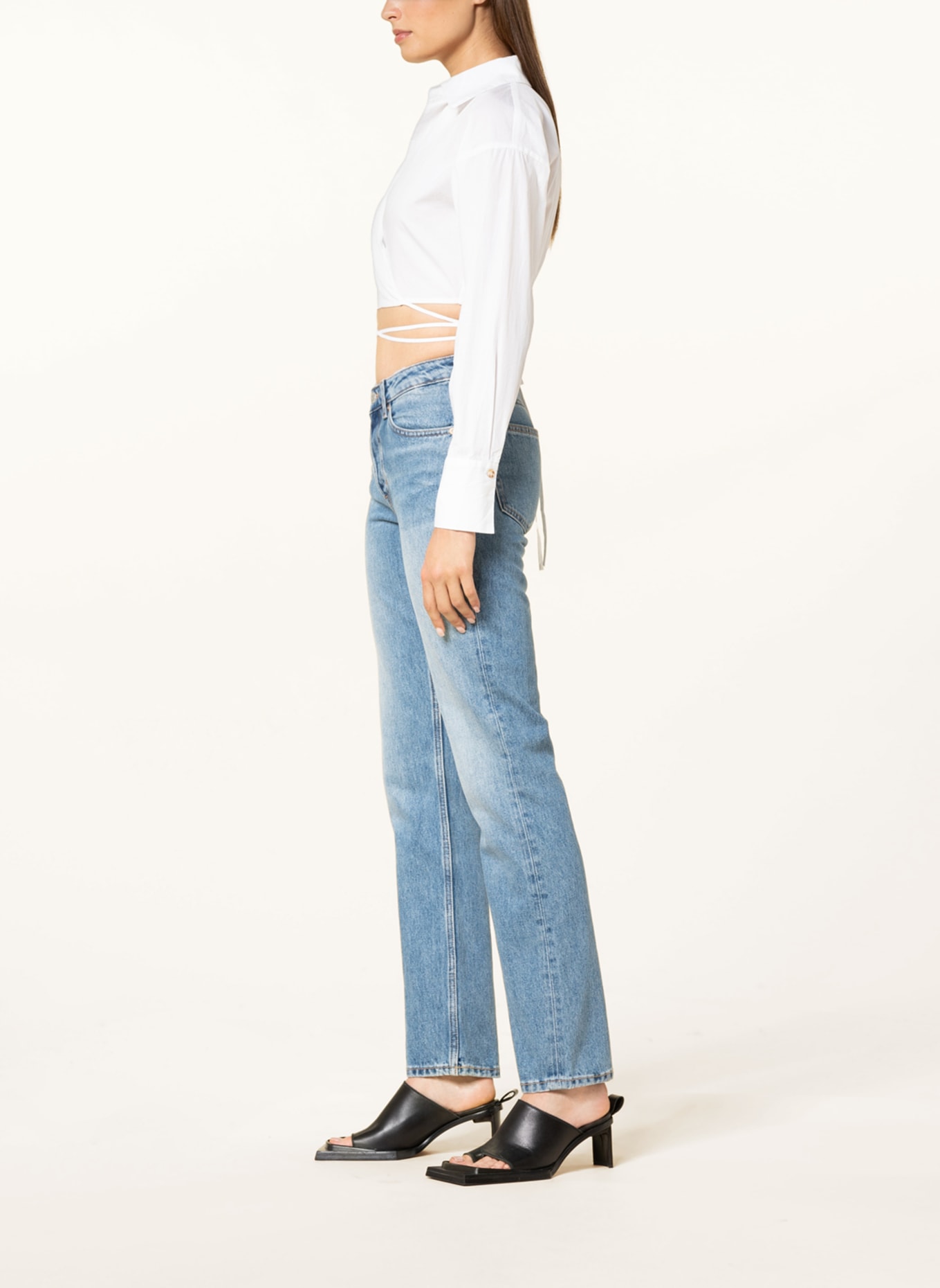 WEEKDAY Straight jeans , Color: Blue Medium dusty (Image 4)