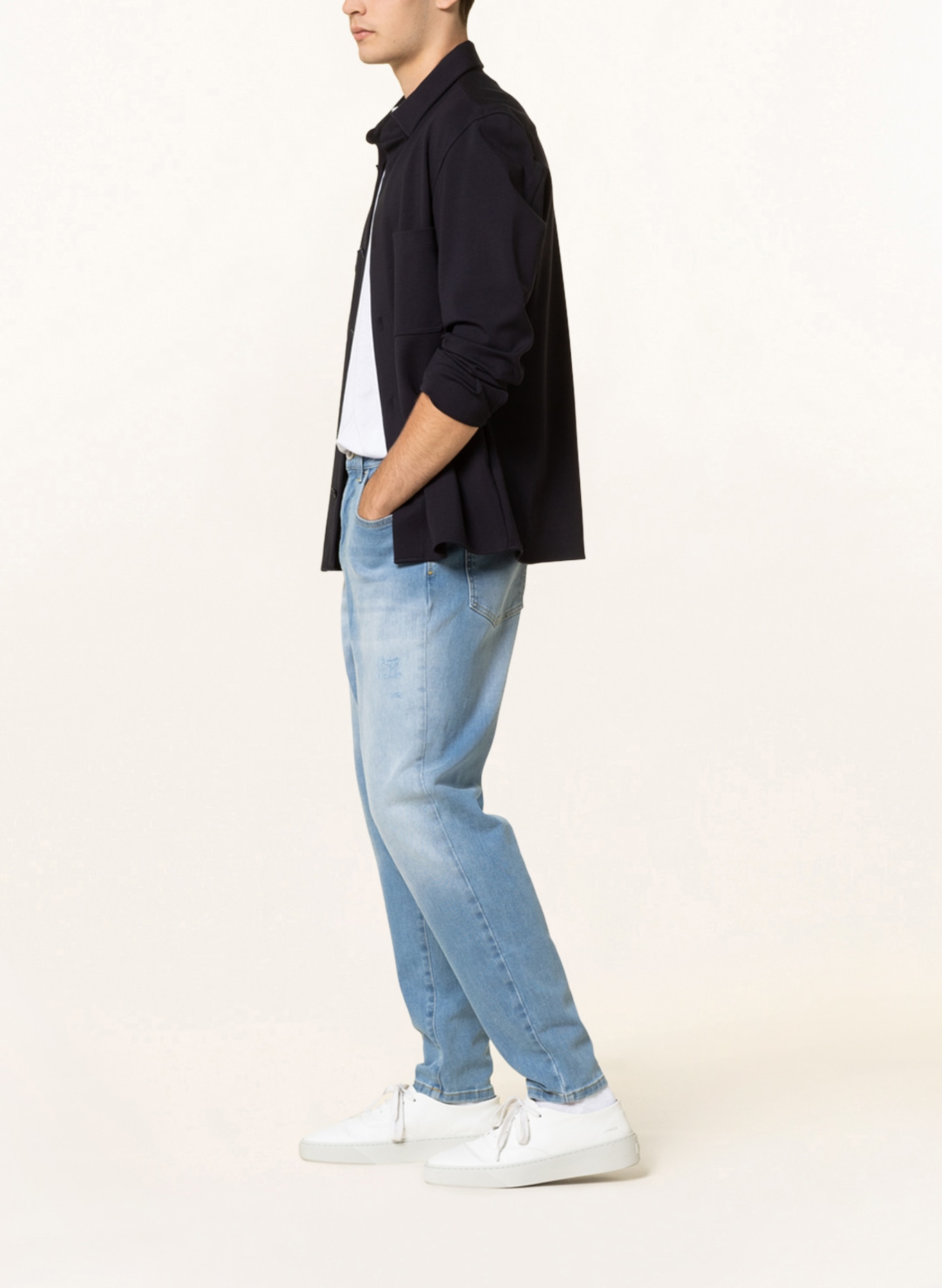 PAUL Jeans LUAN Tapered Fit, Farbe: 3 LIGHT BLUE (Bild 4)