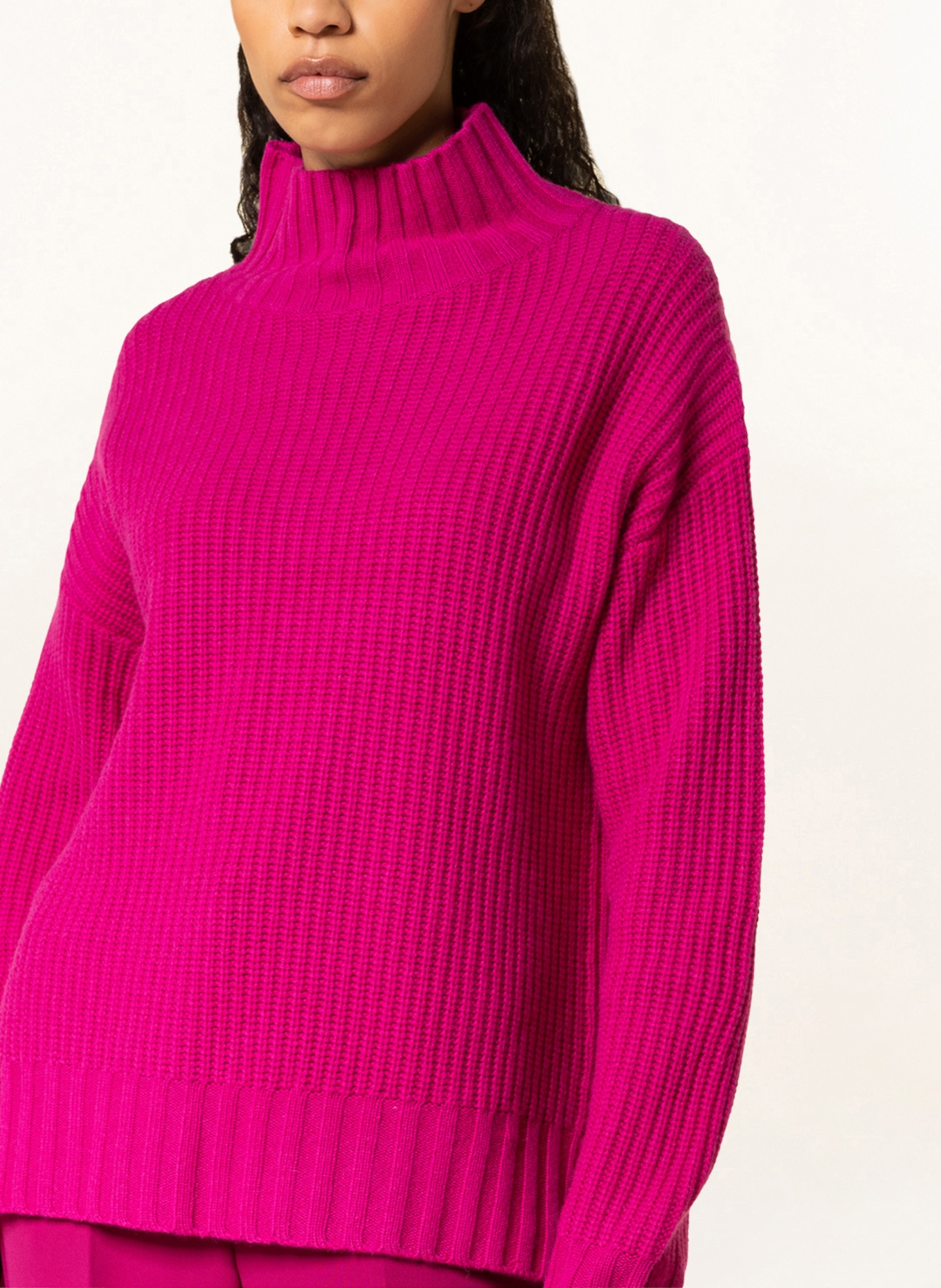 MRS & HUGS Sweter z dodatkiem kaszmiru , Kolor: FUKSJA (Obrazek 4)