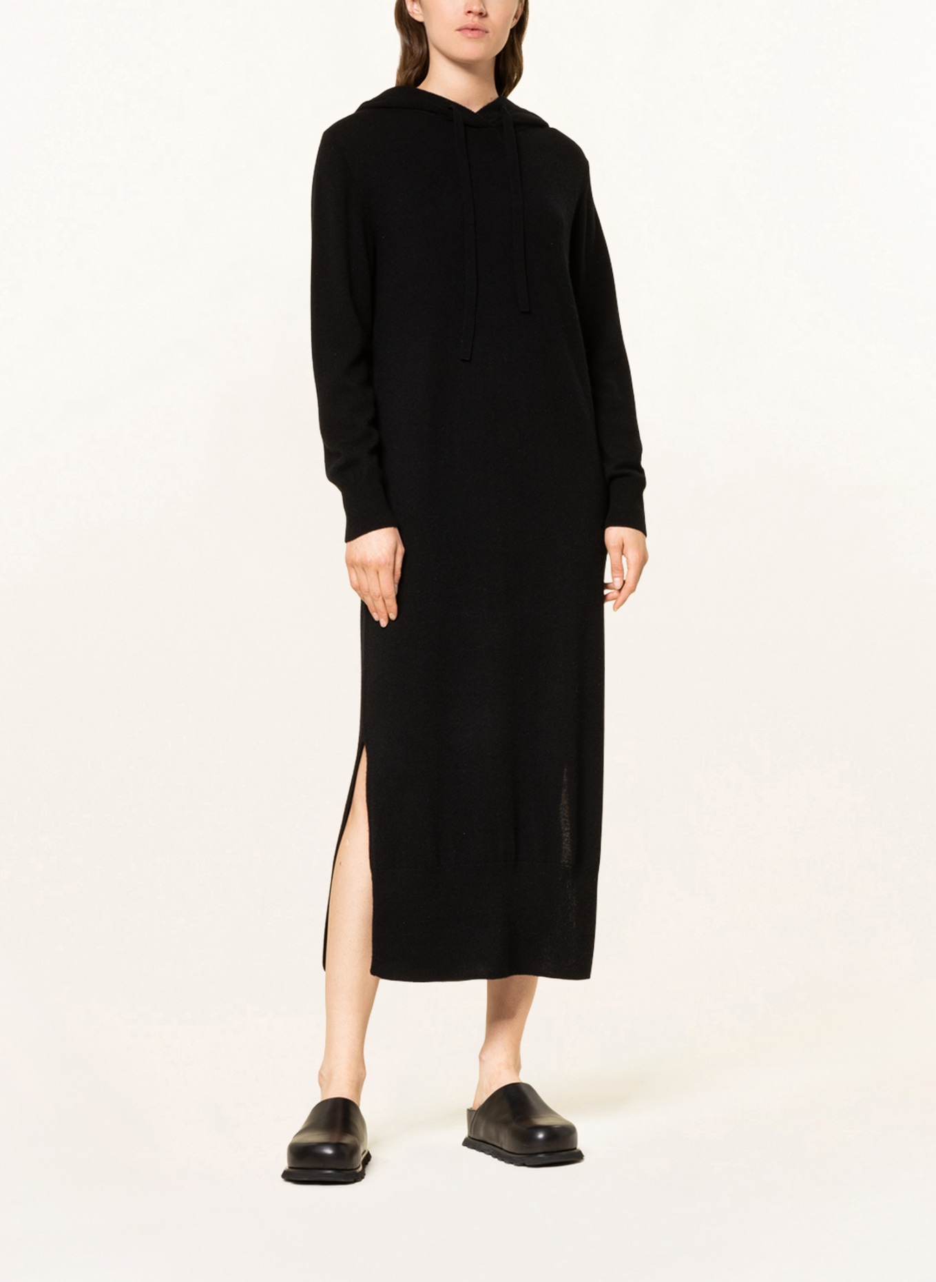 MRS & HUGS Cashmere knit dress, Color: BLACK (Image 2)