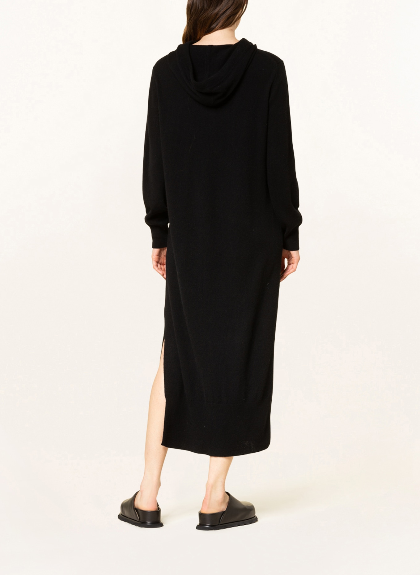 MRS & HUGS Cashmere knit dress, Color: BLACK (Image 3)