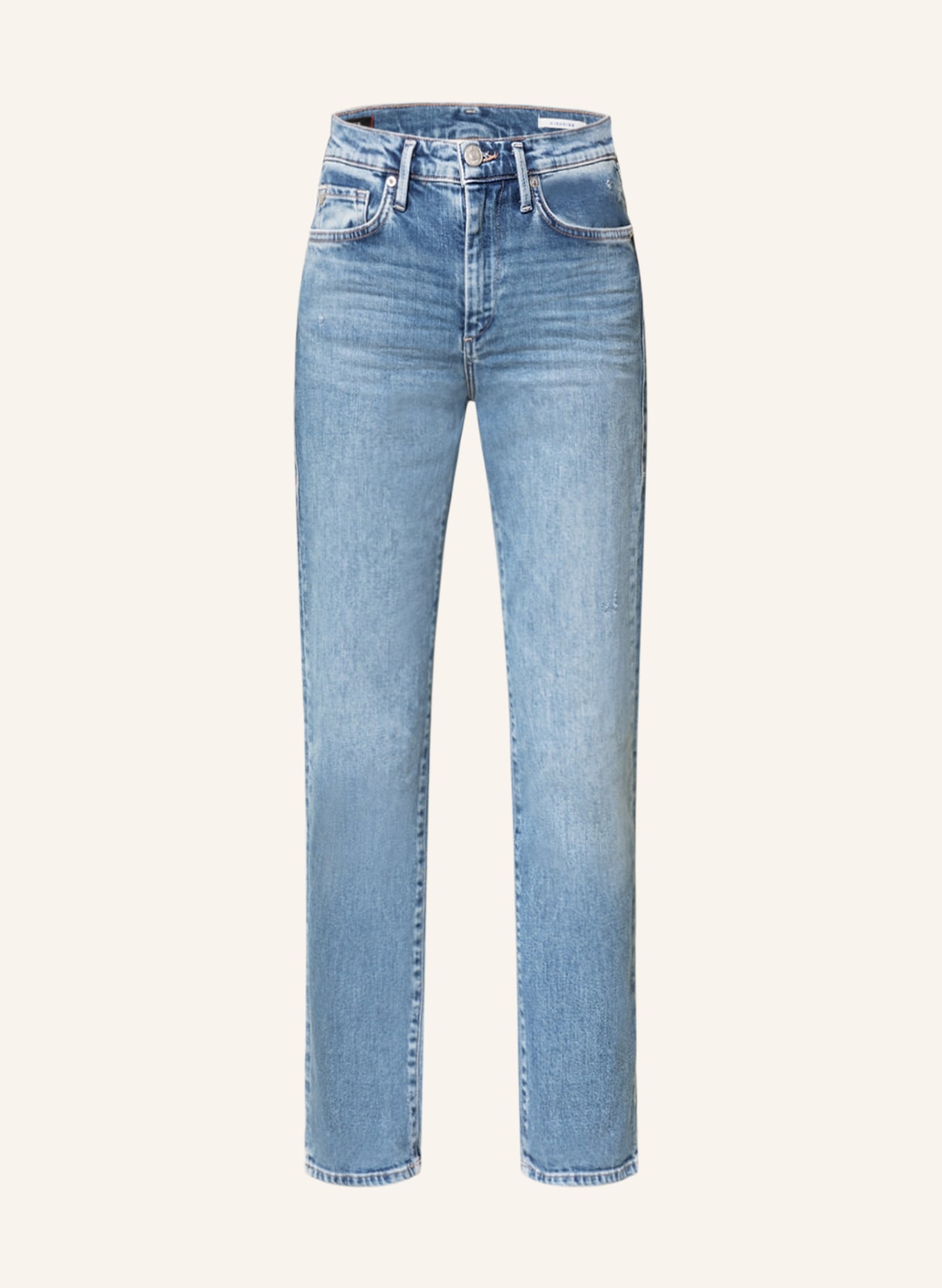 TRUE RELIGION Straight jeans JENNIFER, Color: 4646 MEDIUM USED (Image 1)