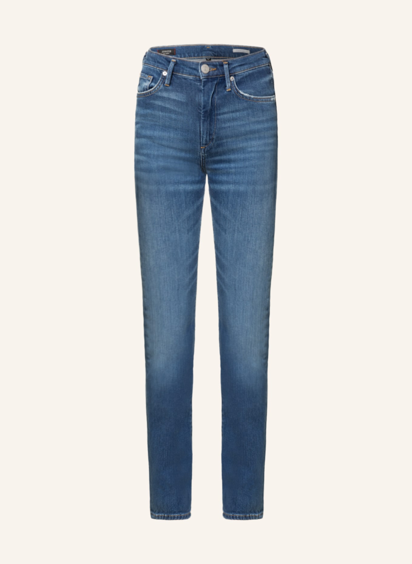 TRUE RELIGION Straight jeans JENNIFER, Color: 4646 BLUE DENIM (Image 1)