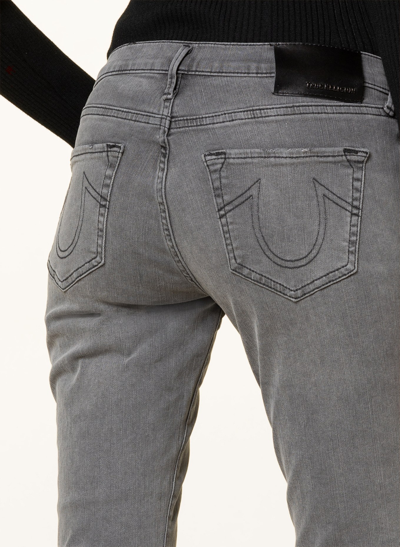 TRUE RELIGION Skinny jeans HALLE TRIANGLE, Color: 1001 BLACK (Image 5)