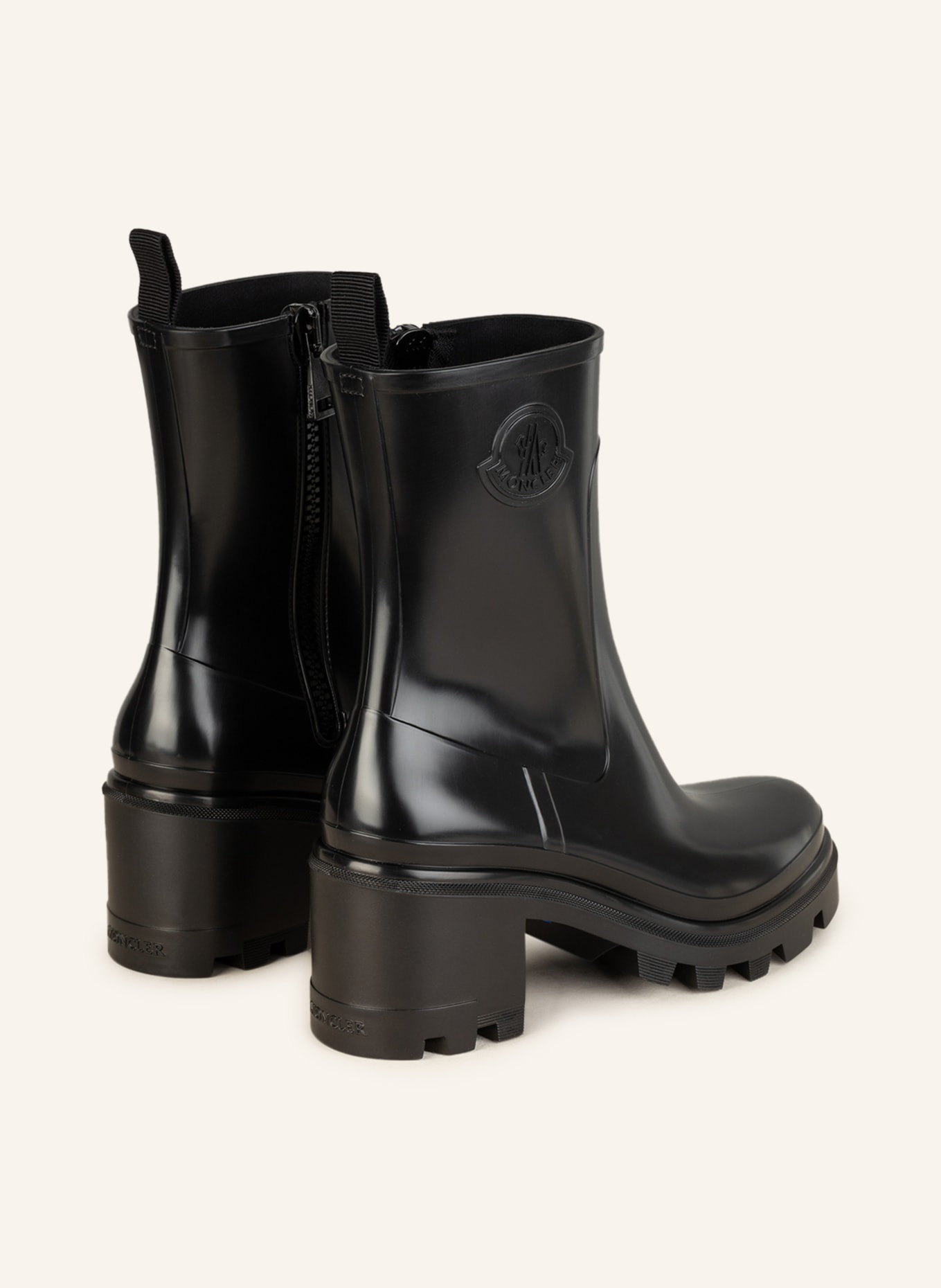 MONCLER Rubber boots LOFTGRIP, Color: BLACK (Image 2)