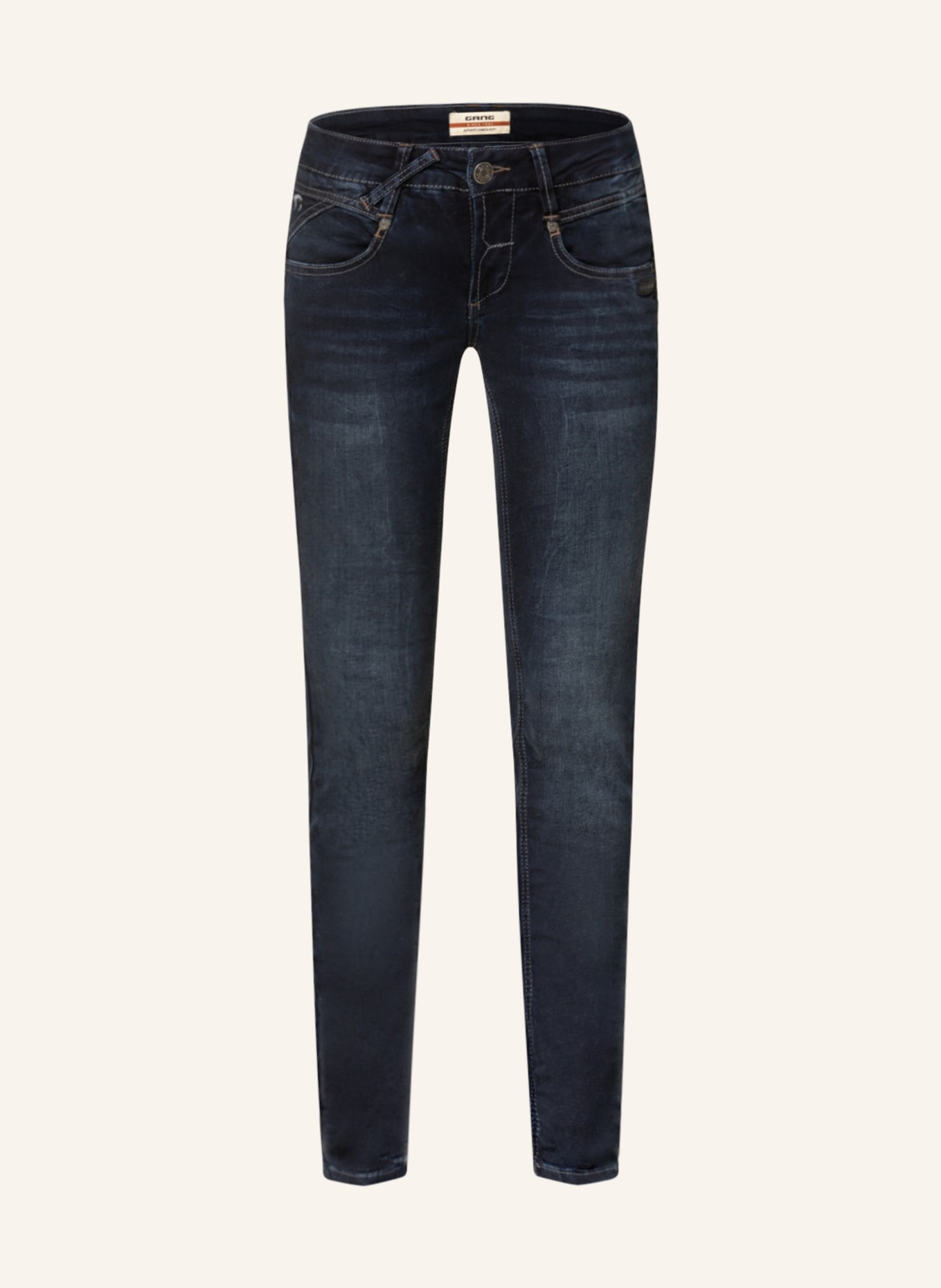 GANG Skinny Jeans NENA, Farbe: 7153 brown dream wash (Bild 1)