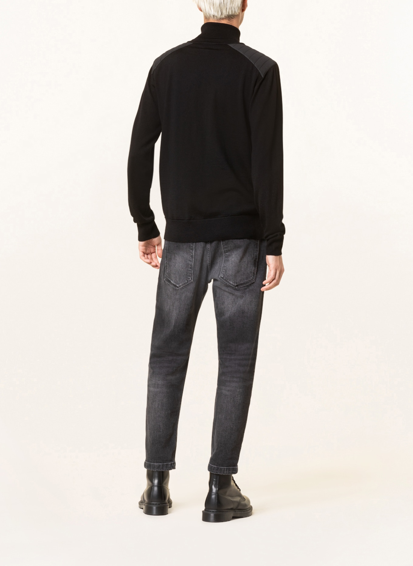BELSTAFF Turtleneck sweater KINGSLAND, Color: BLACK (Image 3)