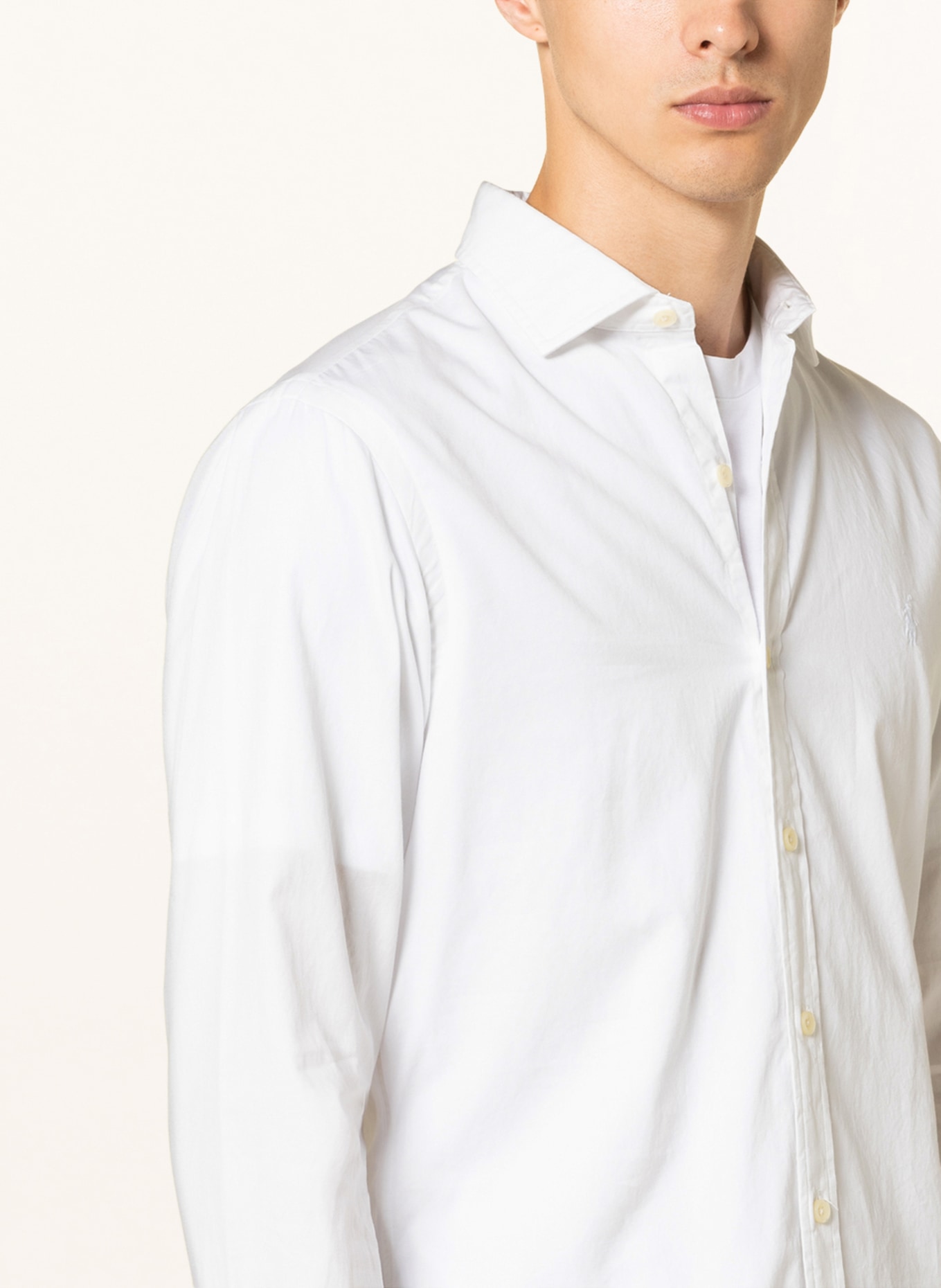 POLO RALPH LAUREN Hemd Slim Fit, Farbe: WEISS (Bild 4)