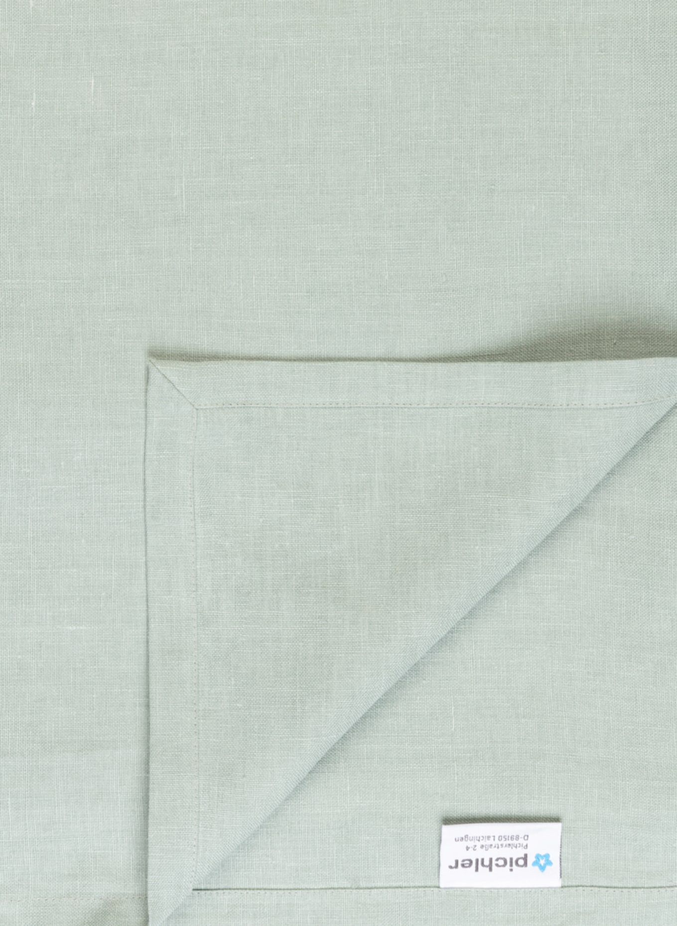 pichler Table cloth PURE made of linen , Color: LIGHT GREEN (Image 3)