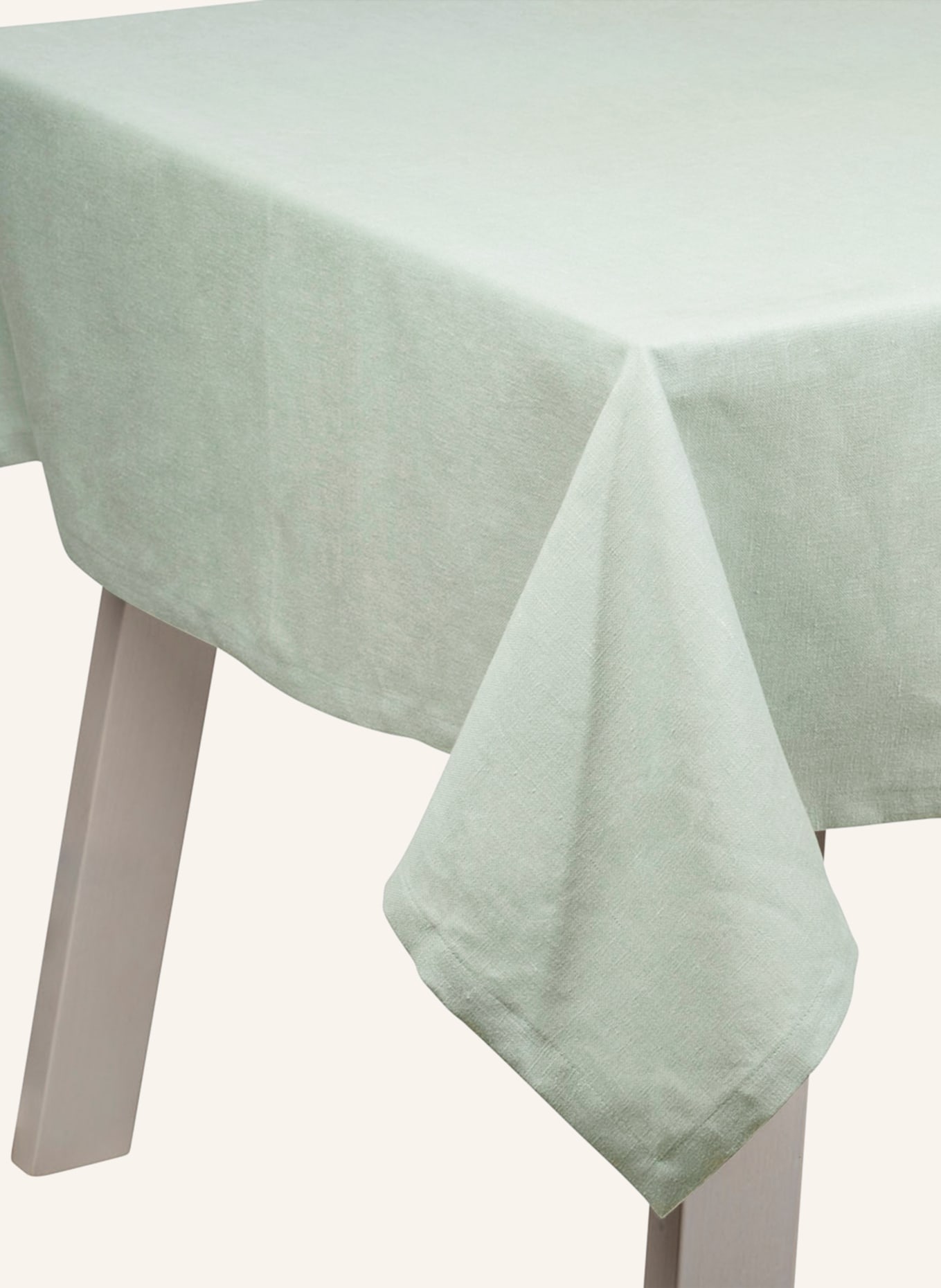 pichler Table cloth PURE made of linen , Color: LIGHT GREEN (Image 4)