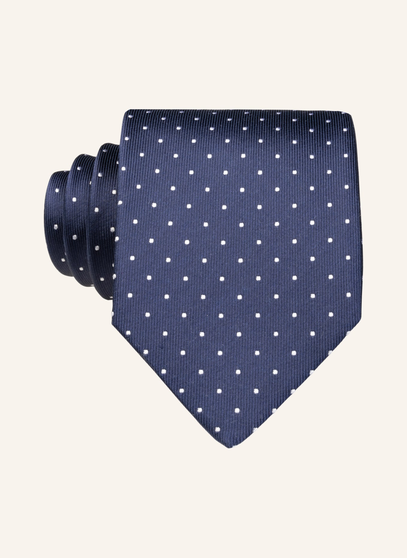 OLYMP Krawatte, Farbe: DUNKELBLAU/ WEISS (Bild 1)