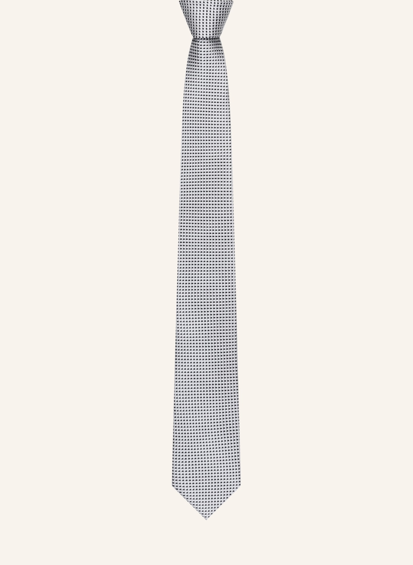 OLYMP Krawat, Kolor: JASNOCZARY/ CZARNY (Obrazek 2)