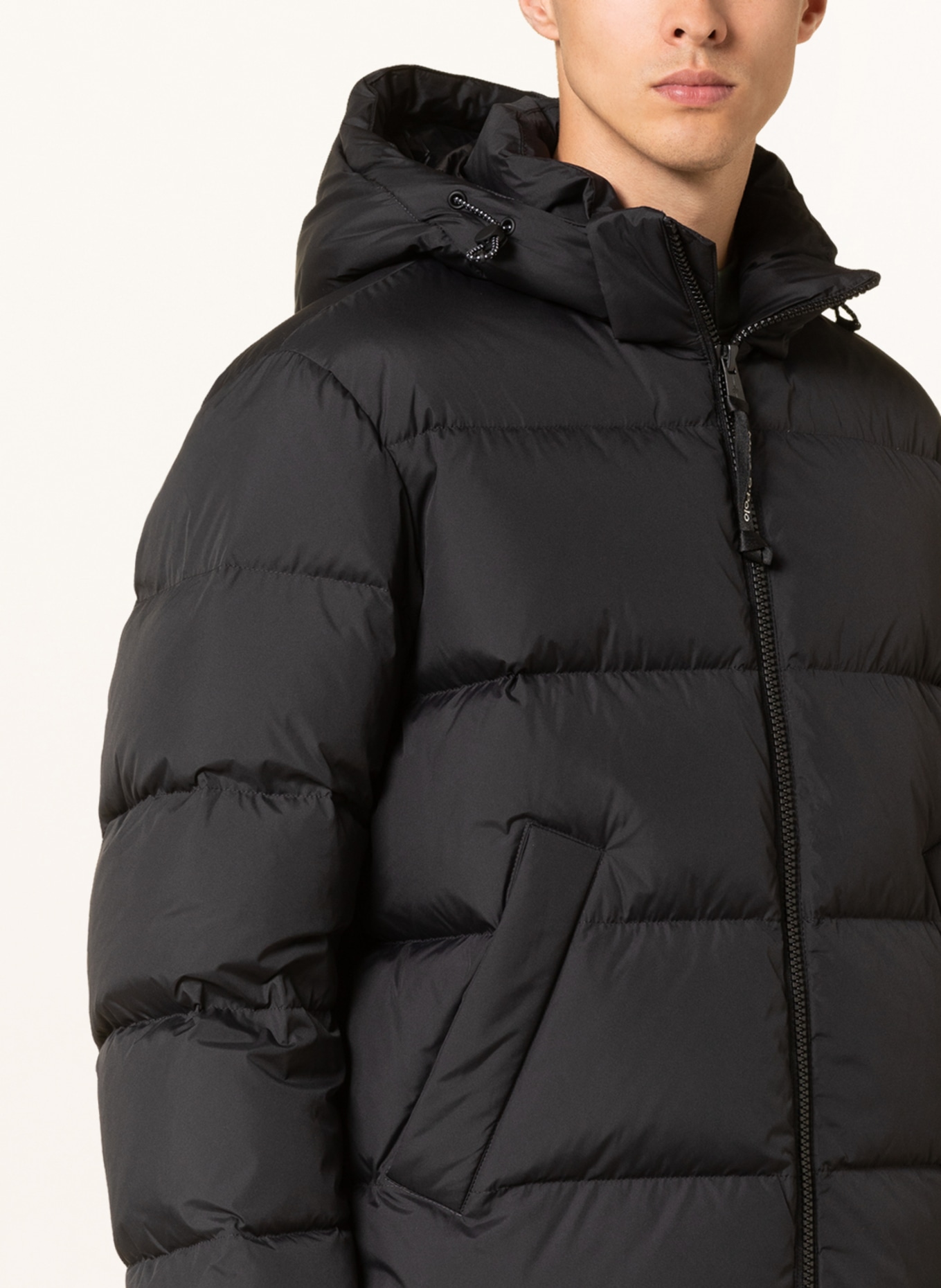 Marc O'Polo Down jacket with removable hood, Color: BLACK (Image 5)
