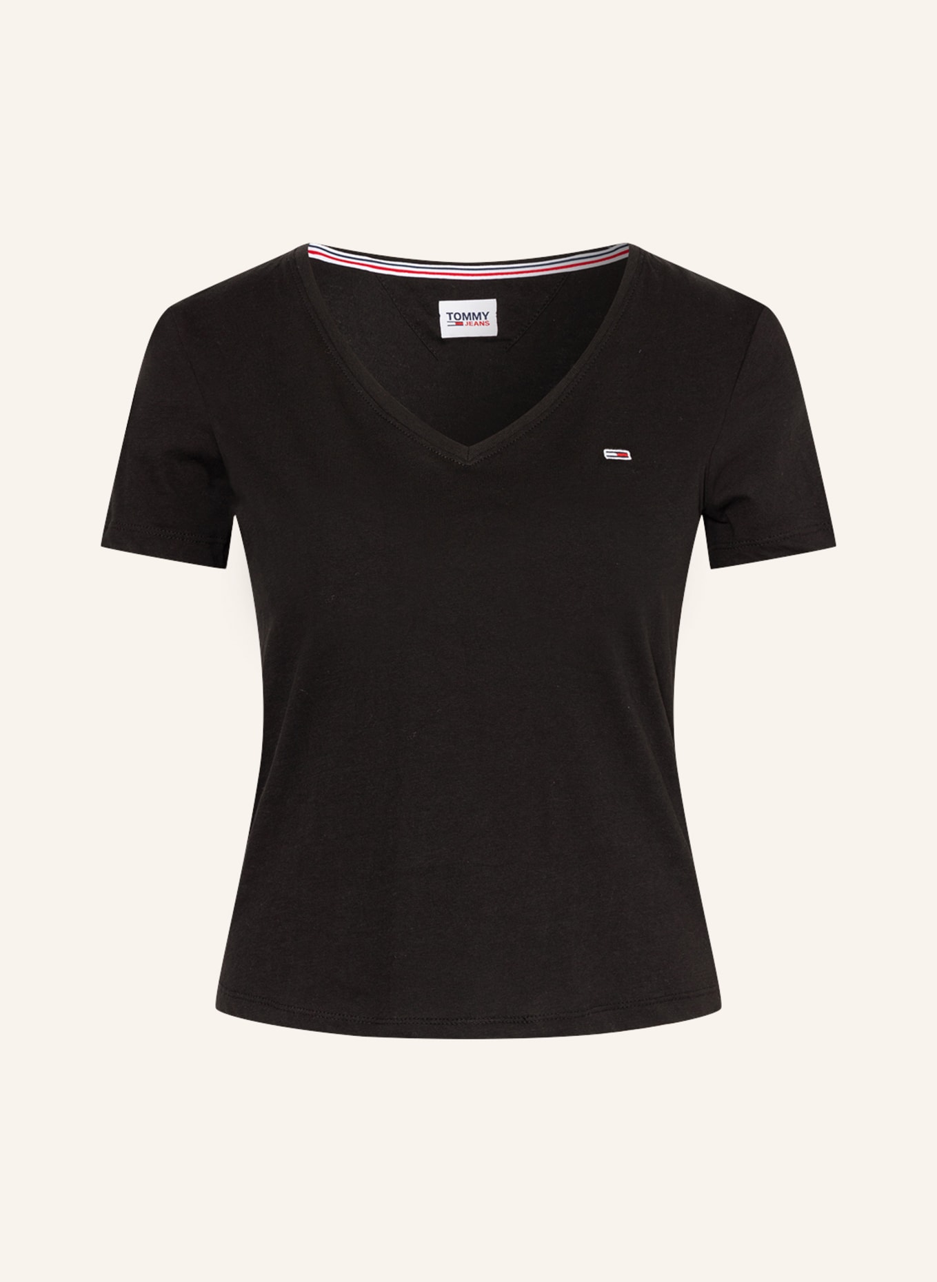 TOMMY JEANS T-Shirt: SCHWARZ
