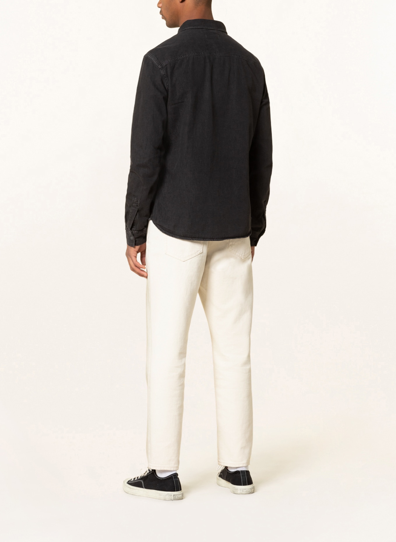 ALLSAINTS Džínová košile GLEASON Slim Fit, Barva: 162 Washed Black (Obrázek 3)