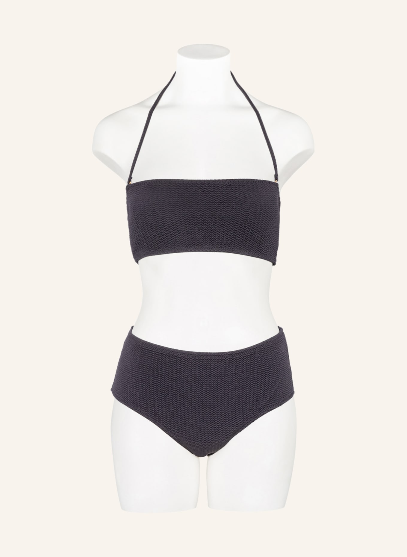 SEAFOLLY Bandeau bikini top SEA DIVE , Color: BLACK (Image 4)
