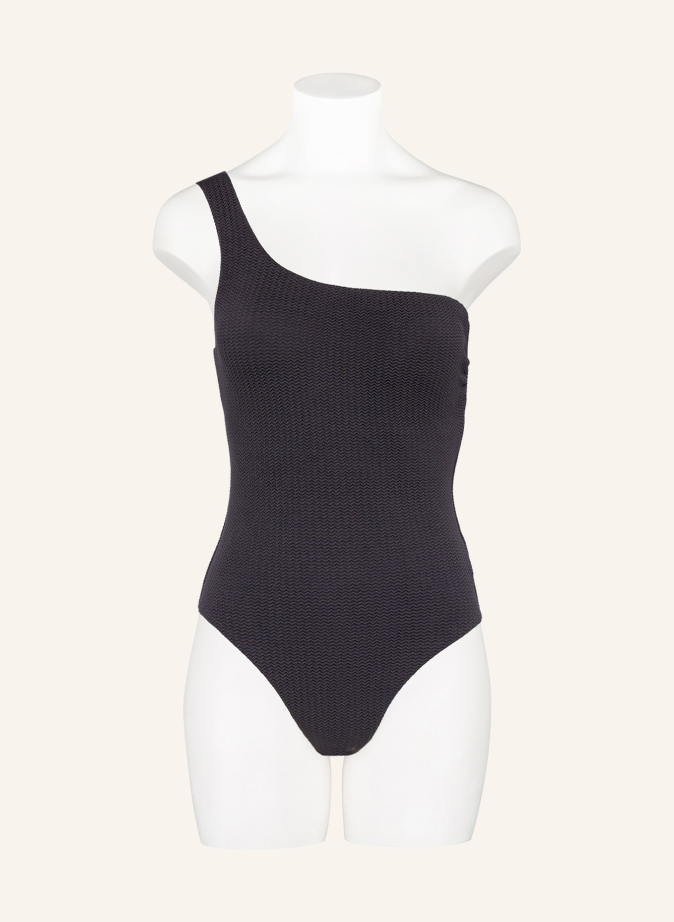 SEAFOLLY One-shoulder swimsuit SEA DIVE , Color: BLACK (Image 2)