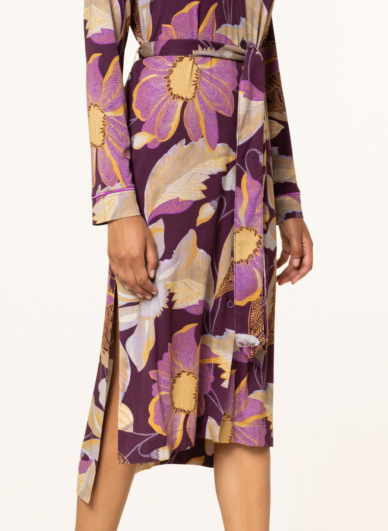 mey Nightgown series TILDA, Color: DARK PURPLE/ LIGHT PURPLE/ DARK YELLOW (Image 4)
