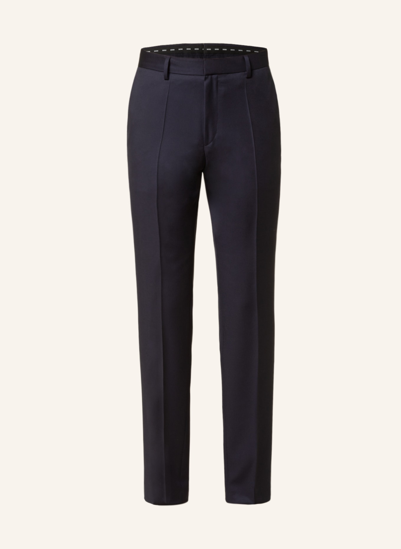 BOSS Spodnie garniturowe LENON regular fit, Kolor: 401 DARK BLUE (Obrazek 1)