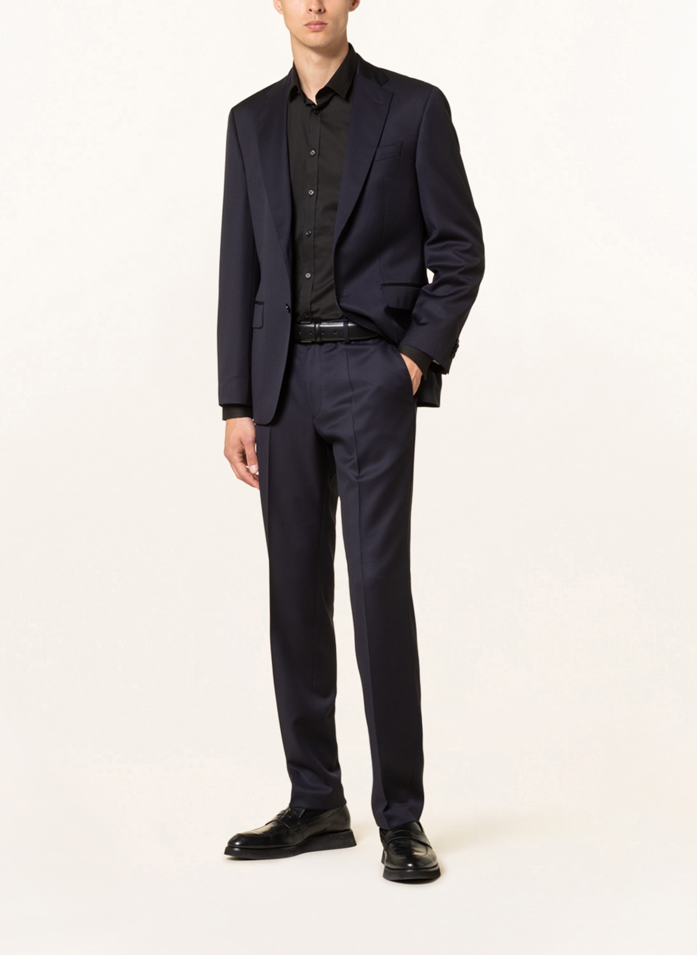BOSS Anzughose LENON Regular Fit, Farbe: 401 DARK BLUE (Bild 2)