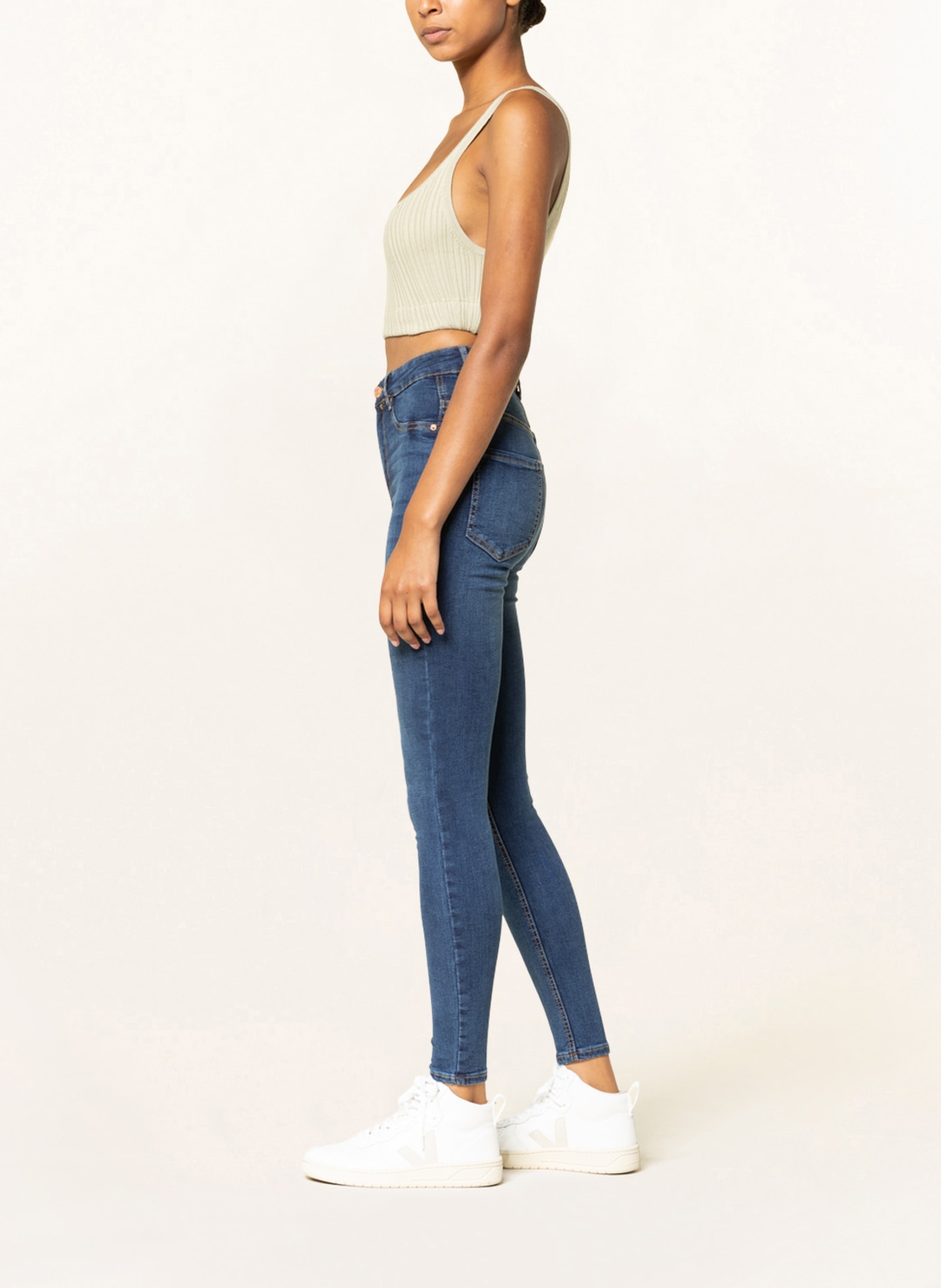 gina tricot Skinny Jeans MOLLY, Farbe: 5003 drak blue h (Bild 4)