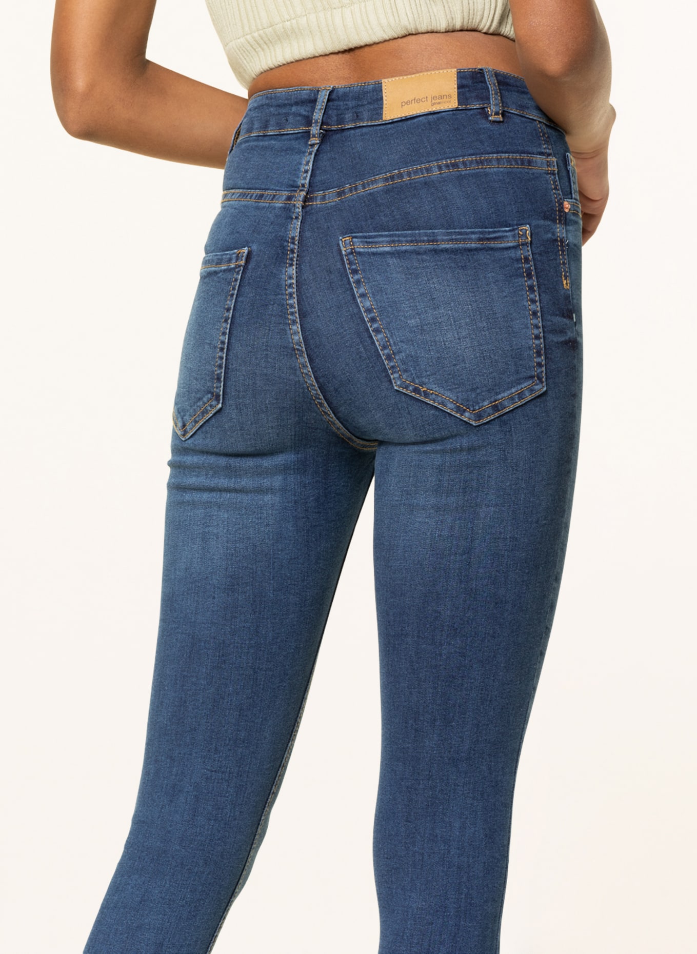 gina tricot Skinny Jeans MOLLY, Farbe: 5003 drak blue h (Bild 5)