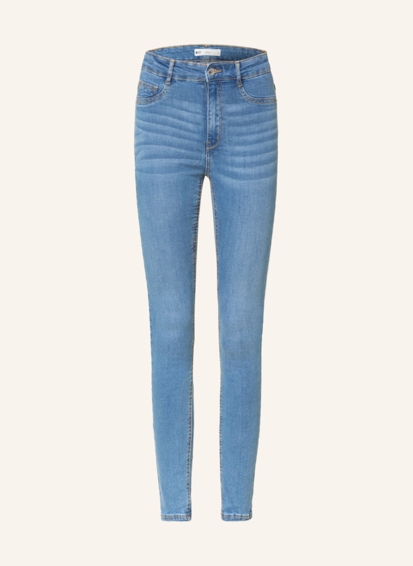 Straight stretch jeans - Blue - Women - Gina Tricot