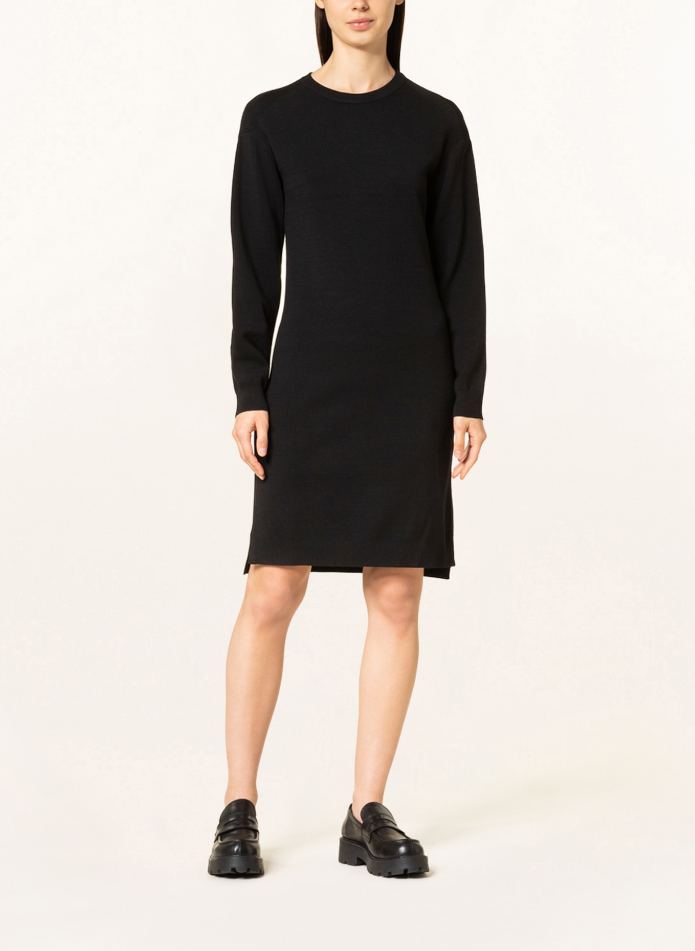 comma casual identity Knit dress, Color: BLACK (Image 2)