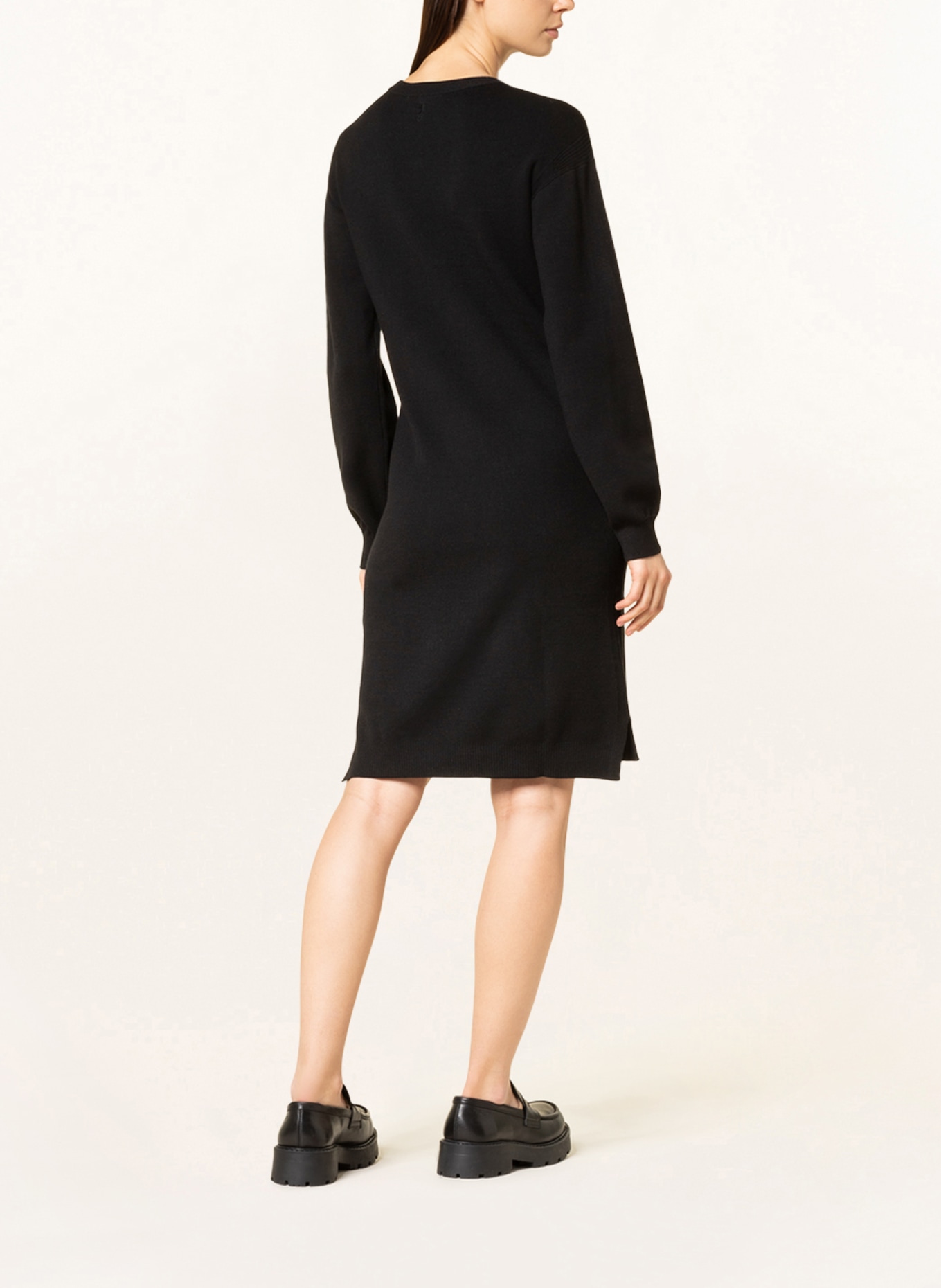 comma casual identity Knit dress, Color: BLACK (Image 3)