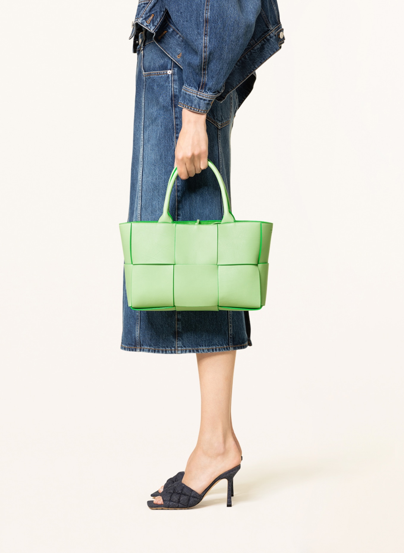 BOTTEGA VENETA Handtasche , Farbe: 3880 GREEN -KELLY GREEN (Bild 4)