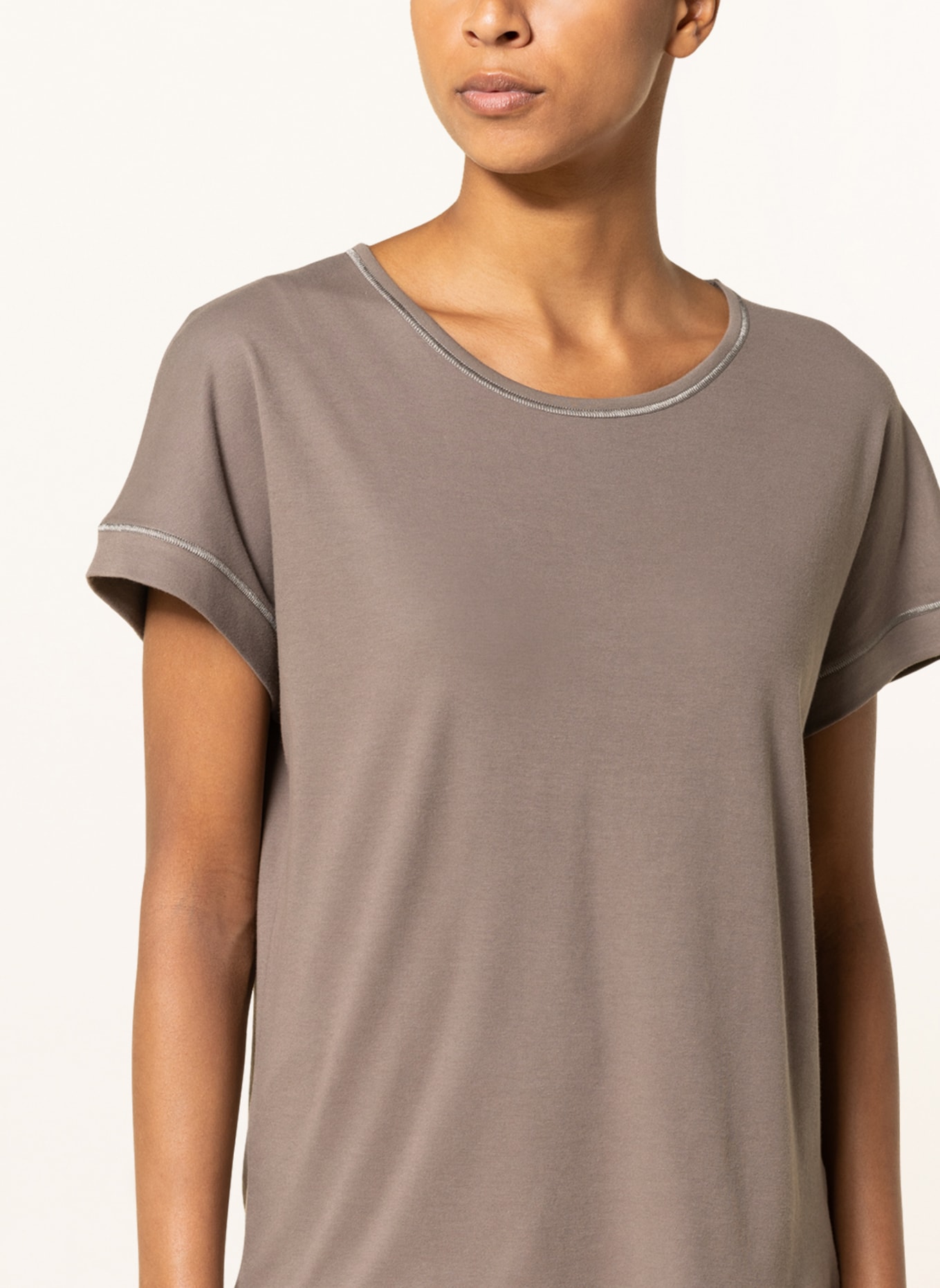 mey Koszulka od piżamy N8TEX 2.0, Kolor: SZAROBRĄZOWY (Obrazek 4)