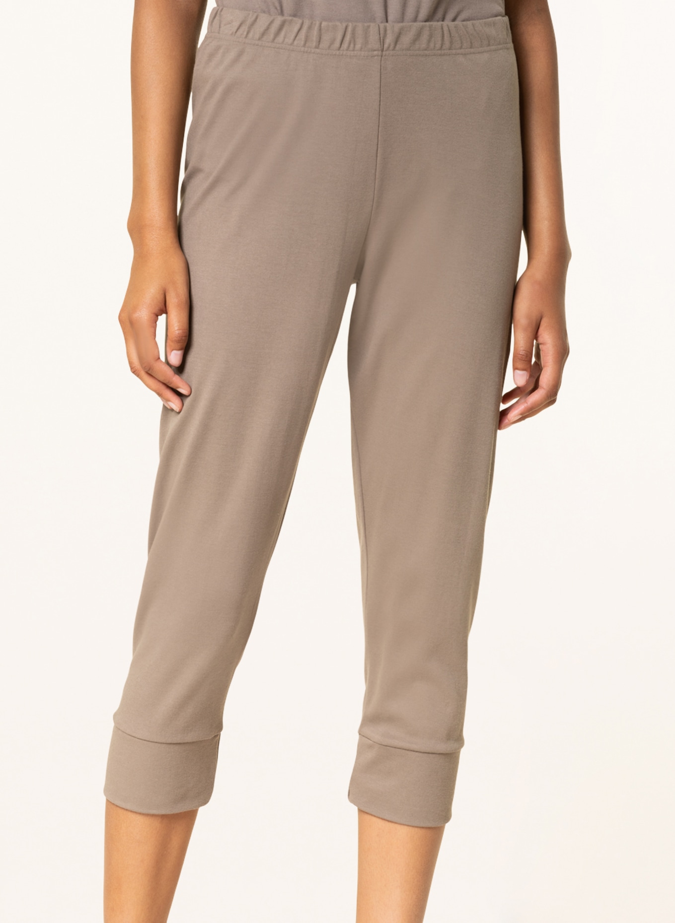 mey 3/4 pajama pants N8TEX 2.0, Color: TAUPE (Image 5)